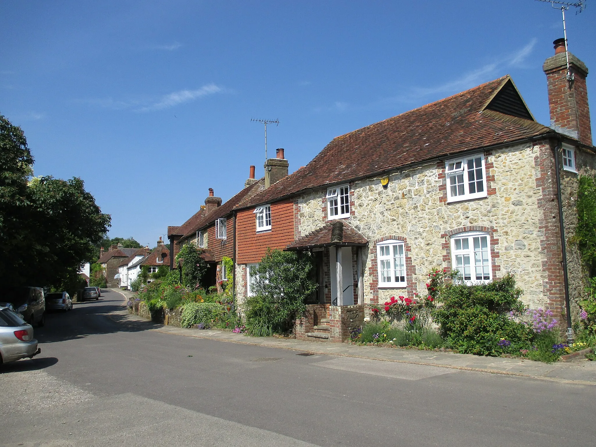 Photo showing: Church Street, West Chiltington, West Sussex, looking north