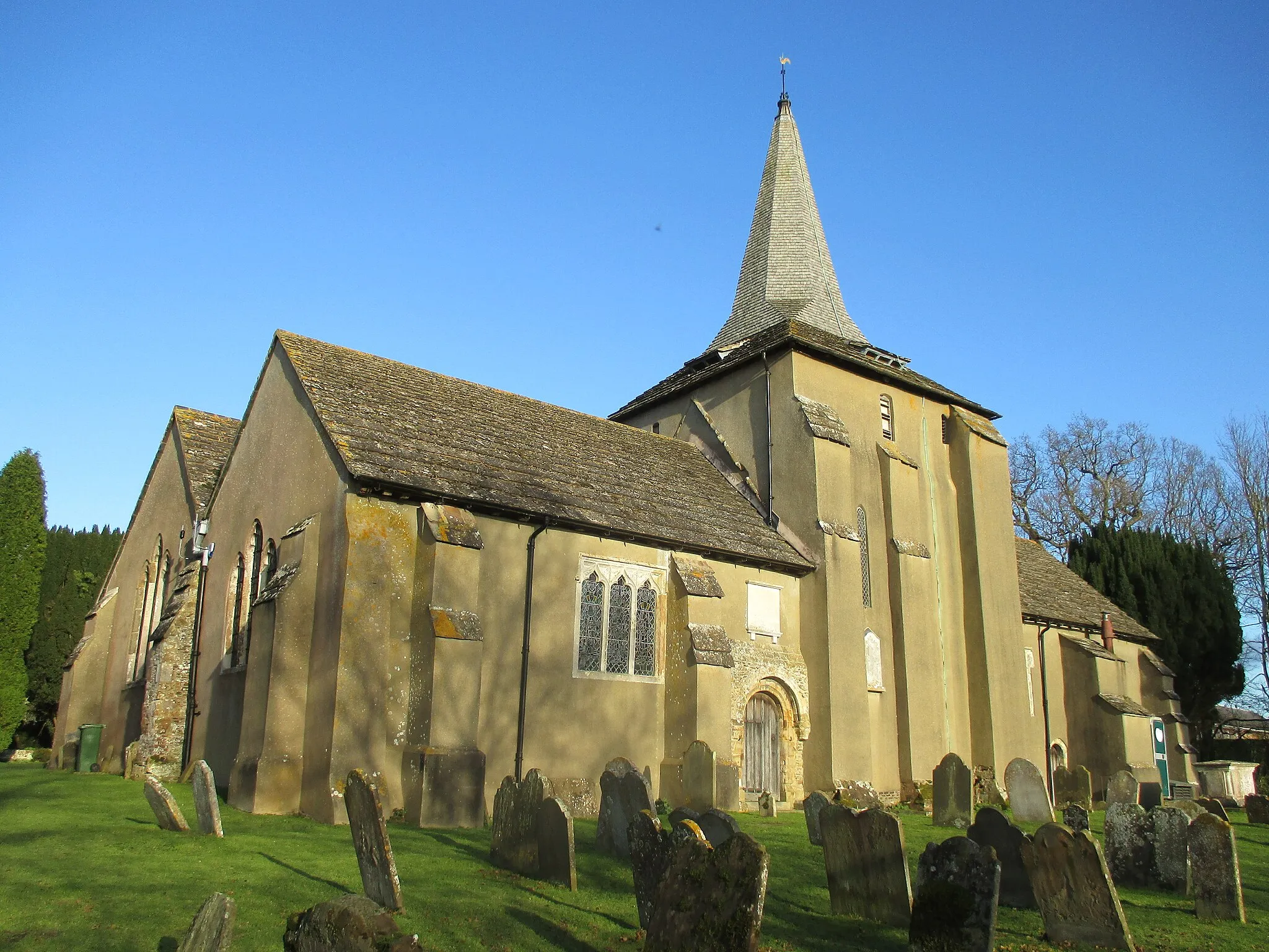 Photo showing: St. George's church, West Grinstead, West Sussex, photographed from the south-west.