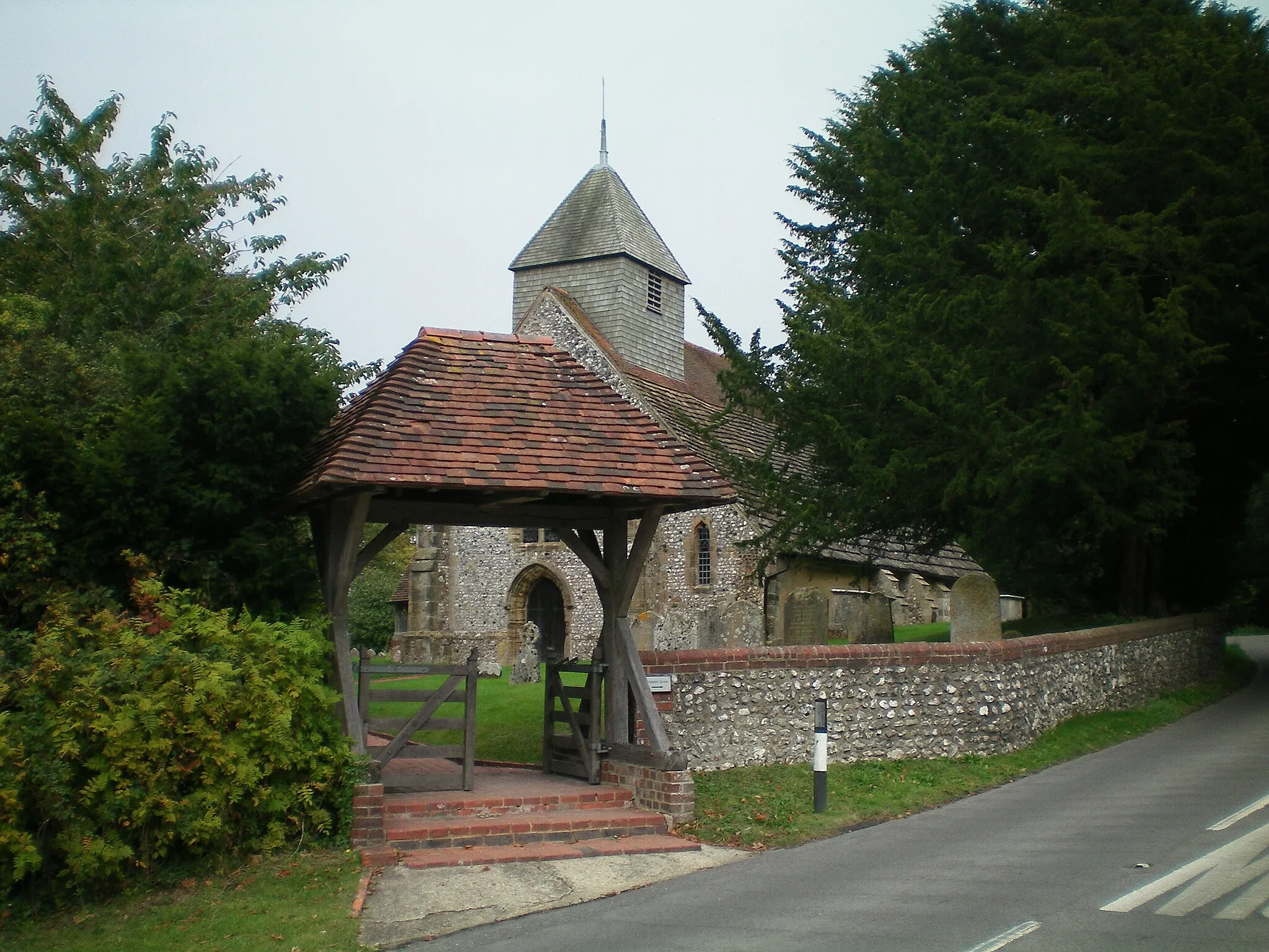 Photo showing: Westmeston Anglican Church, Westmeston, East Sussex, England.