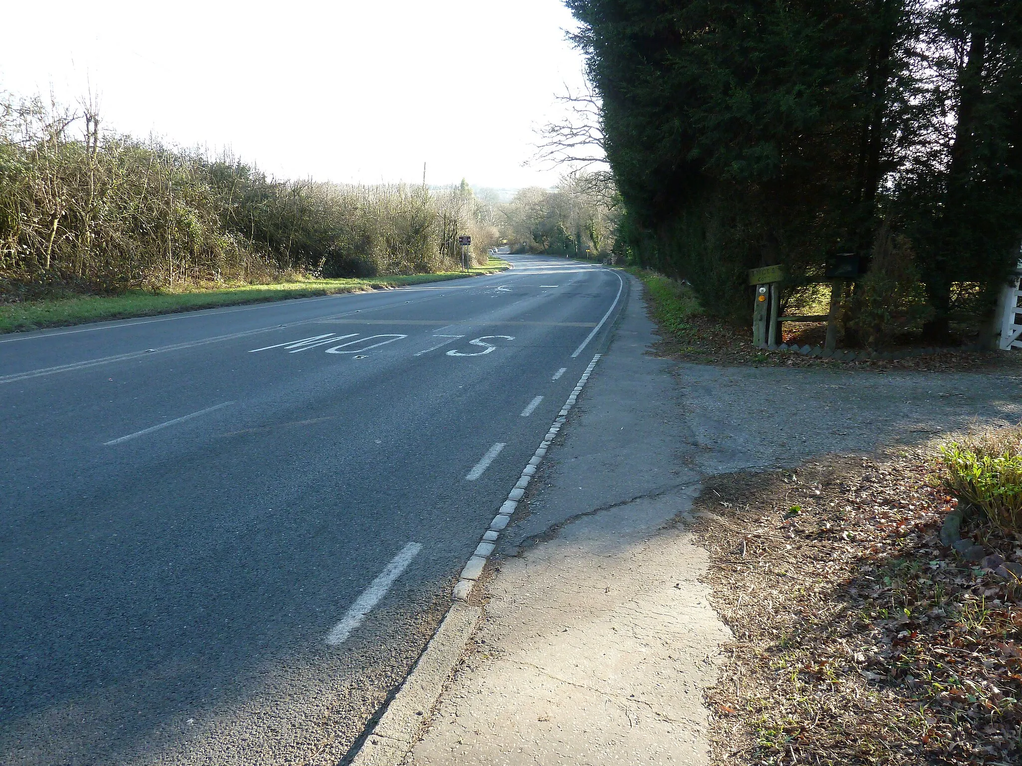 Photo showing: A272 south out of Scaynes Hill