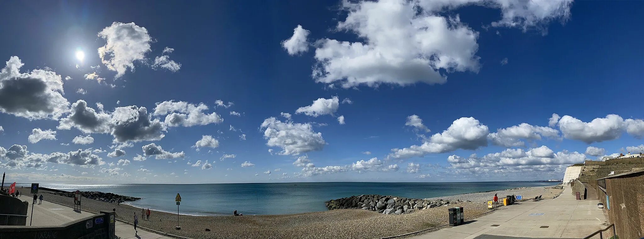 Photo showing: Beach at Rottingdean, East Sussex, UK, 2022