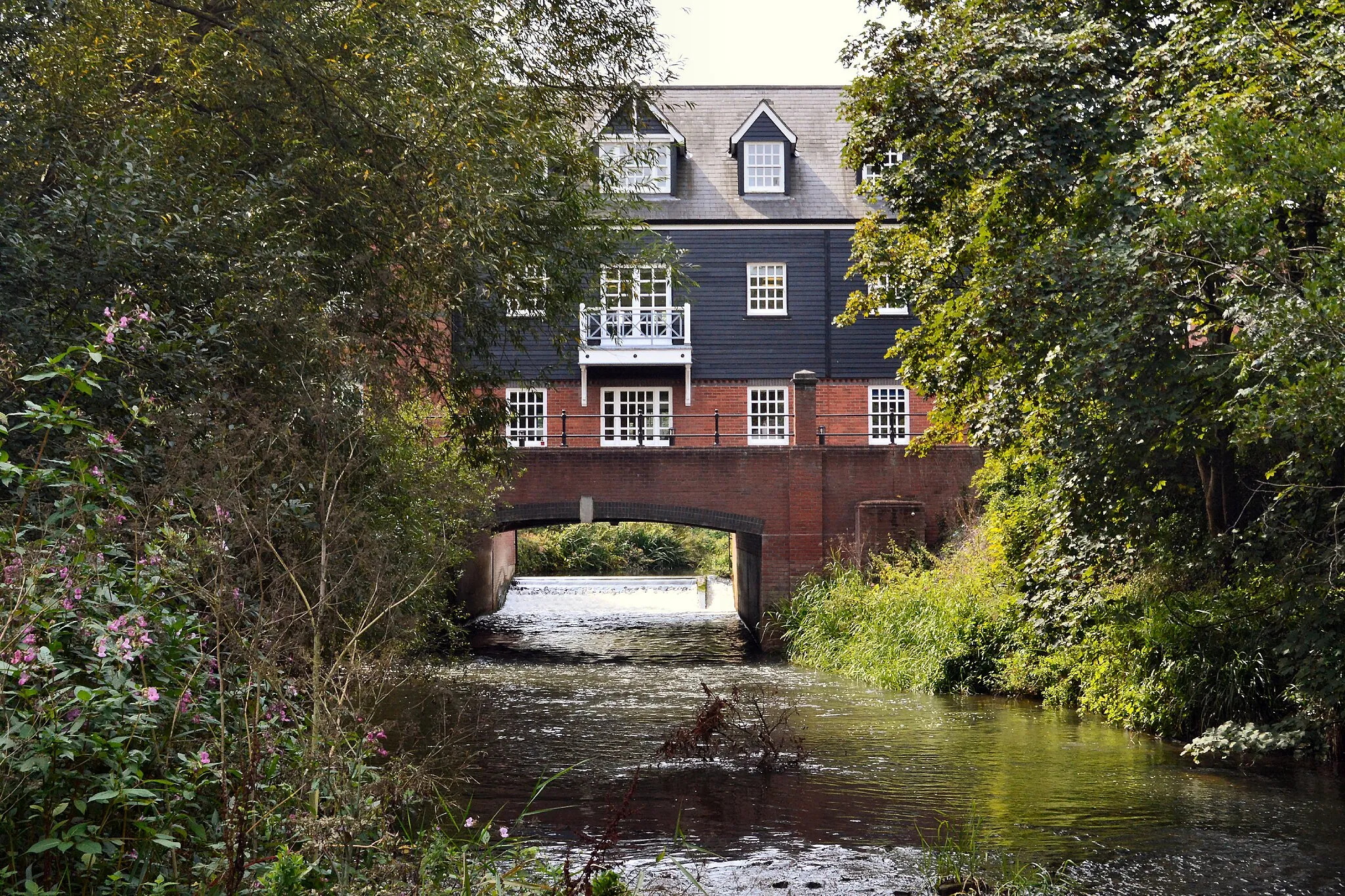Photo showing: The former Eashing Mill, taken looking from just off the bridge