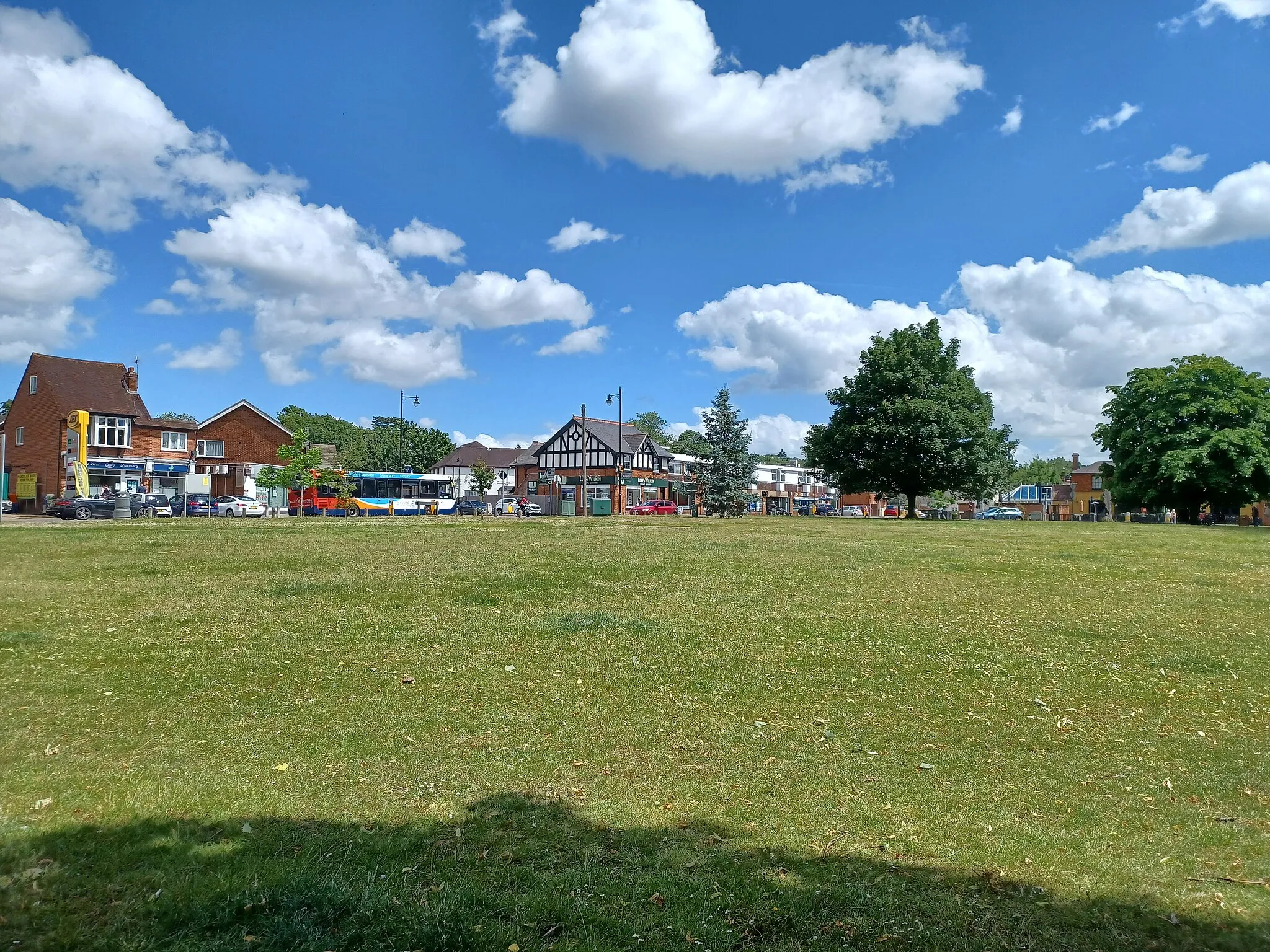 Photo showing: The Green, Frimley Green, Surrey, England.