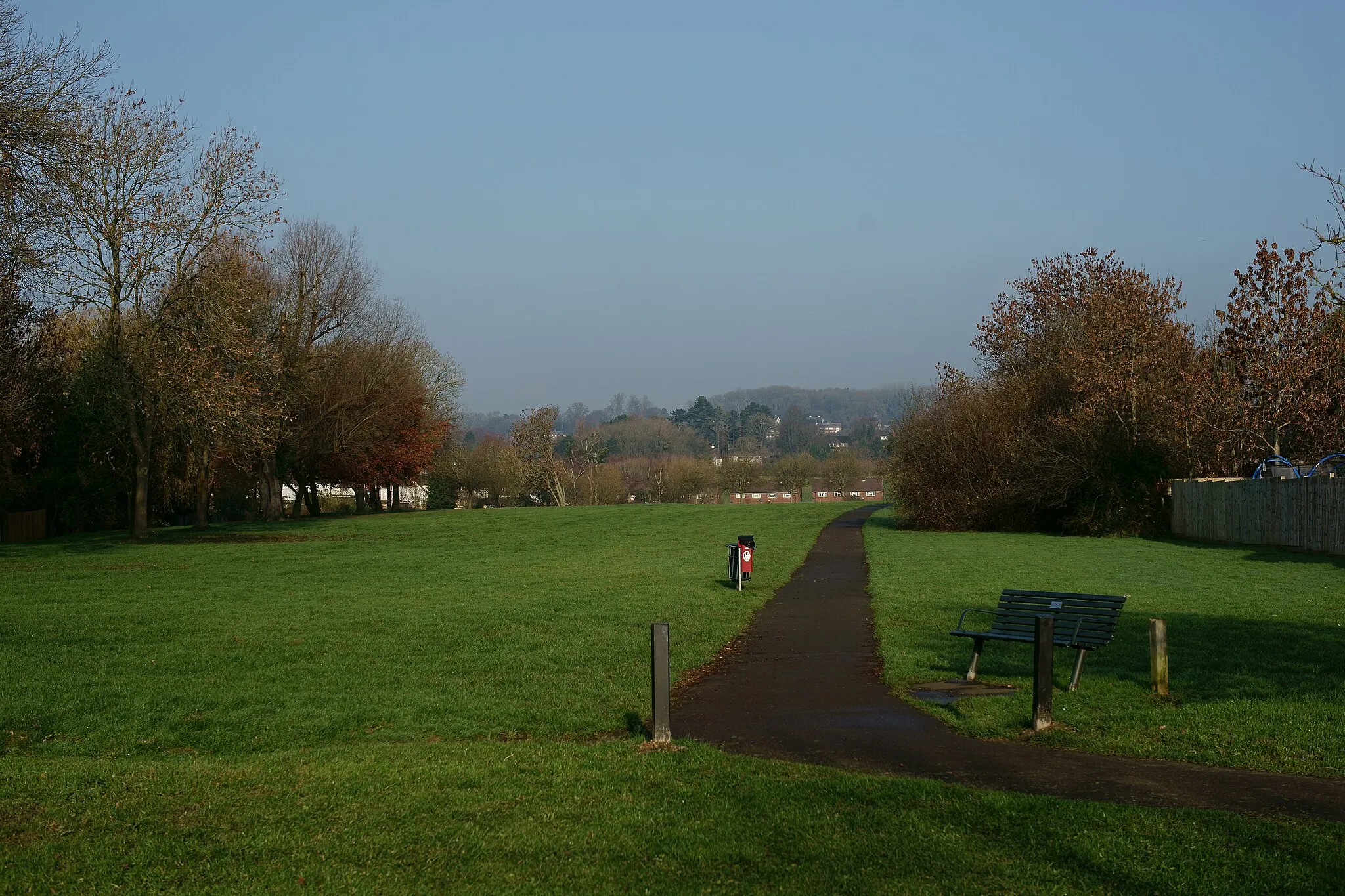 Photo showing: Recreation Ground, Merstham, Surrey