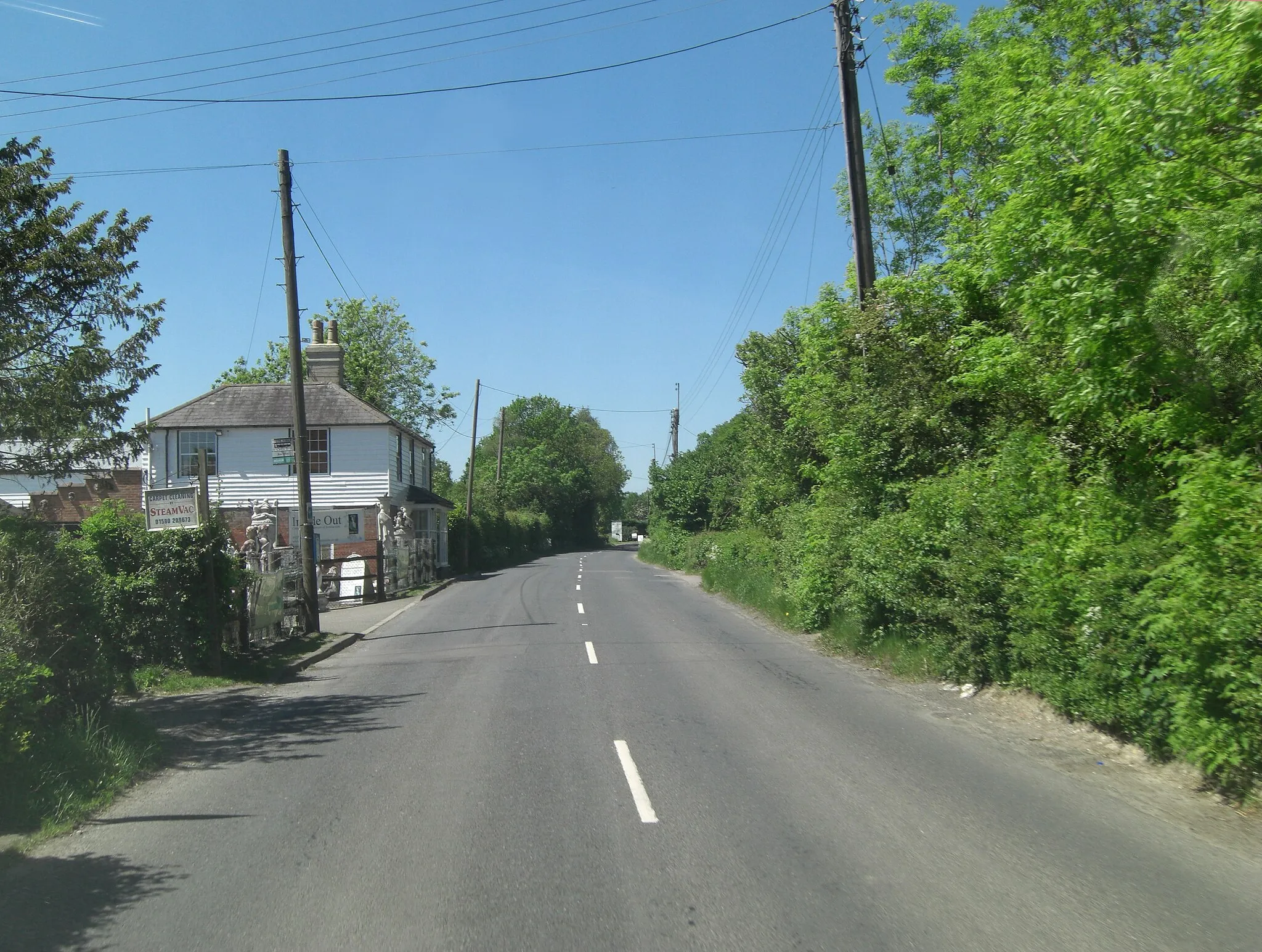 Photo showing: B2099 south of Alder Wood