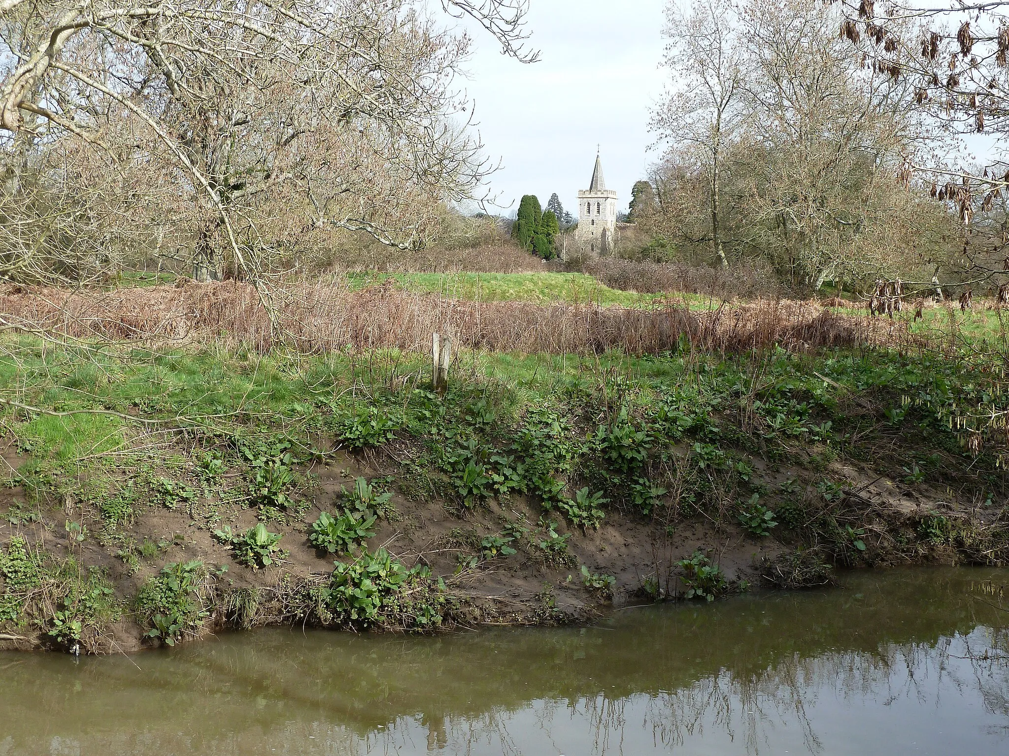 Photo showing: Motte and Bailey near Isfield Church