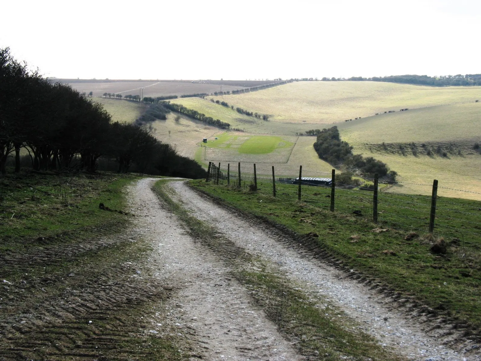 Photo showing: Bridleway down Varncombe Hill