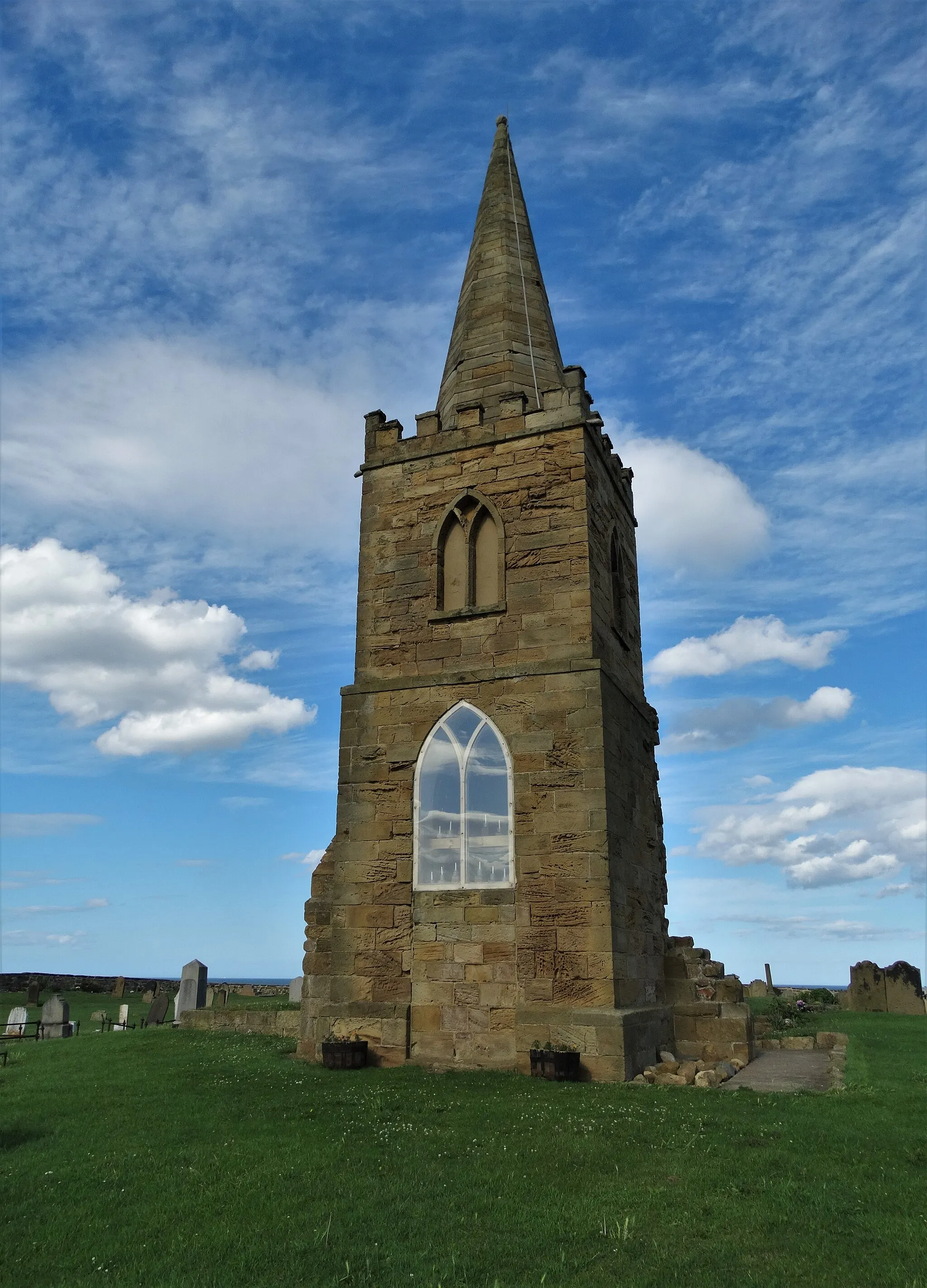 Photo showing: The remains of St Germain's Church, Marske