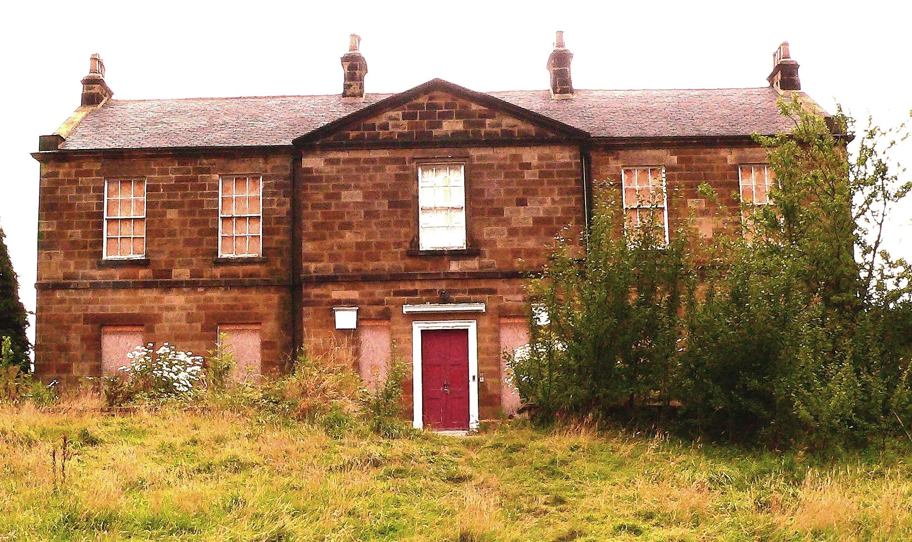 Photo showing: Normanby Hall, in Normanby, Redcar and Cleveland in a state of disrepair.