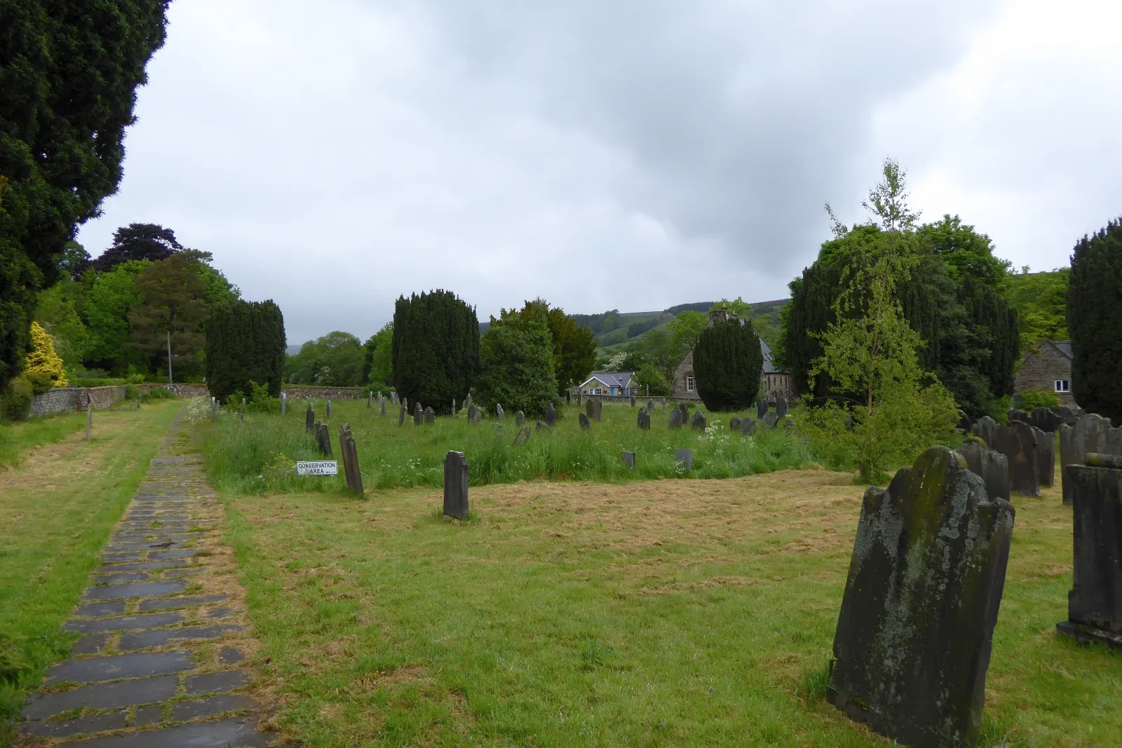 Photo showing: Churchyard at Rosedale Abbey