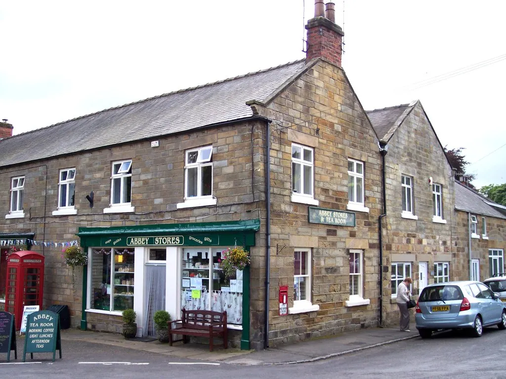 Photo showing: Abbey Stores tea room at Rosedale Abbey