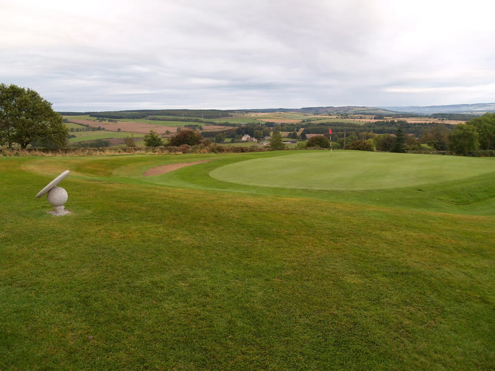 Photo showing: The Green on the 14th, Stocksfield Golf course