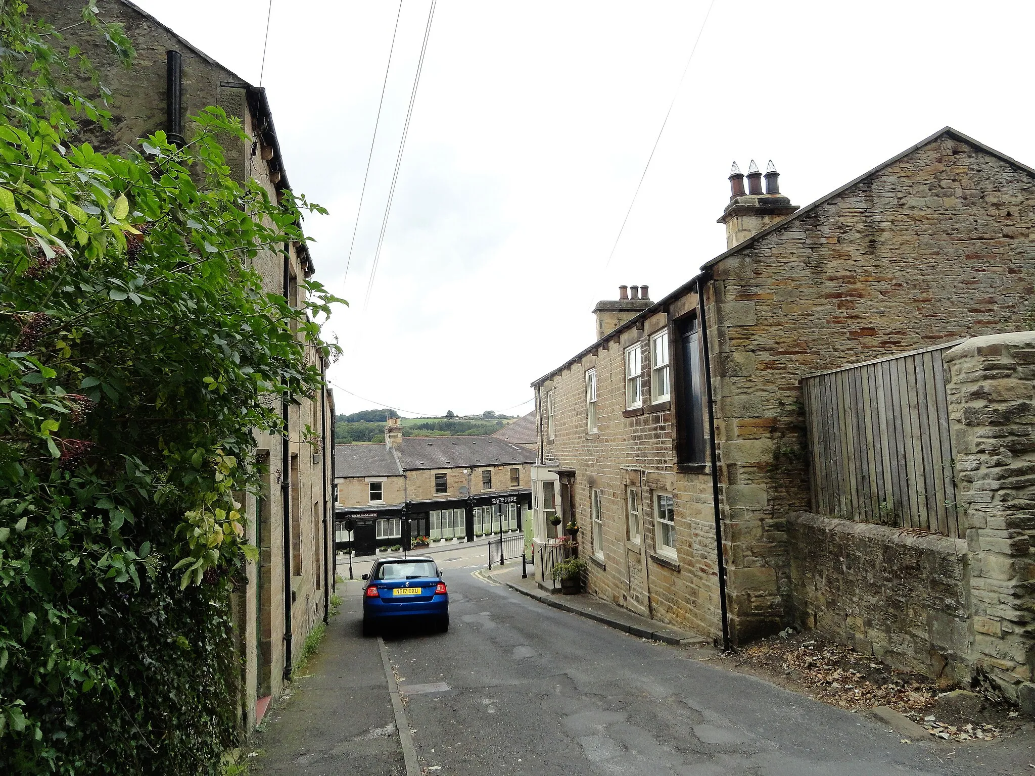 Photo showing: Bottom of Church Bank, Shotley Bridge