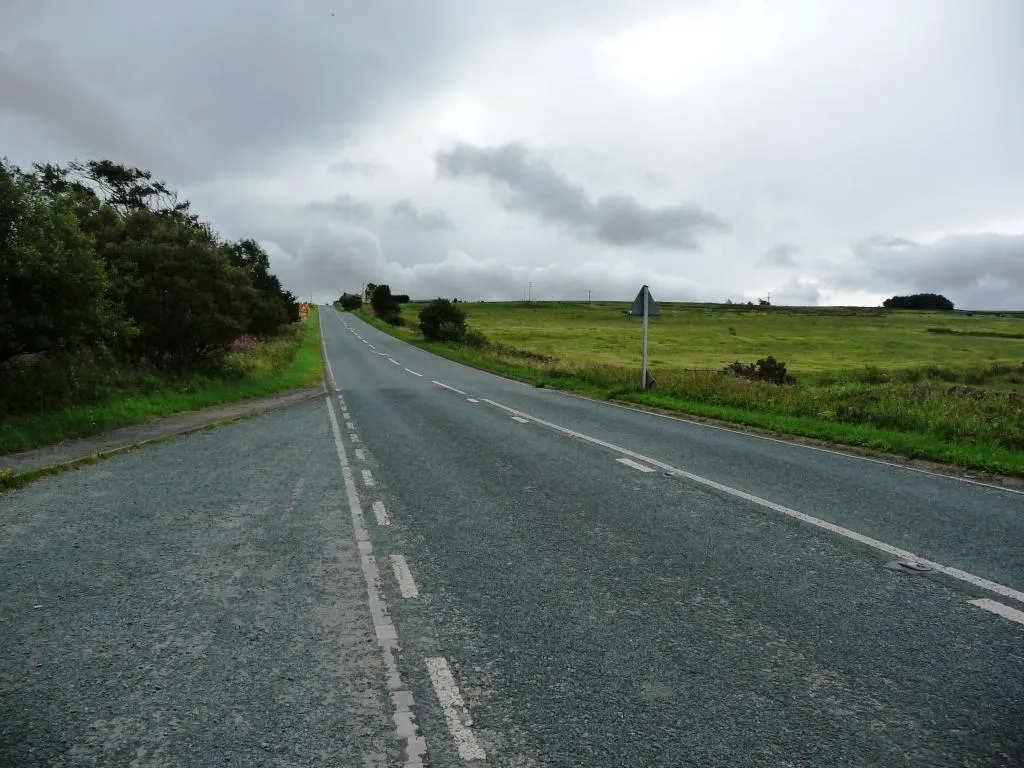 Photo showing: A68 south from lay-by