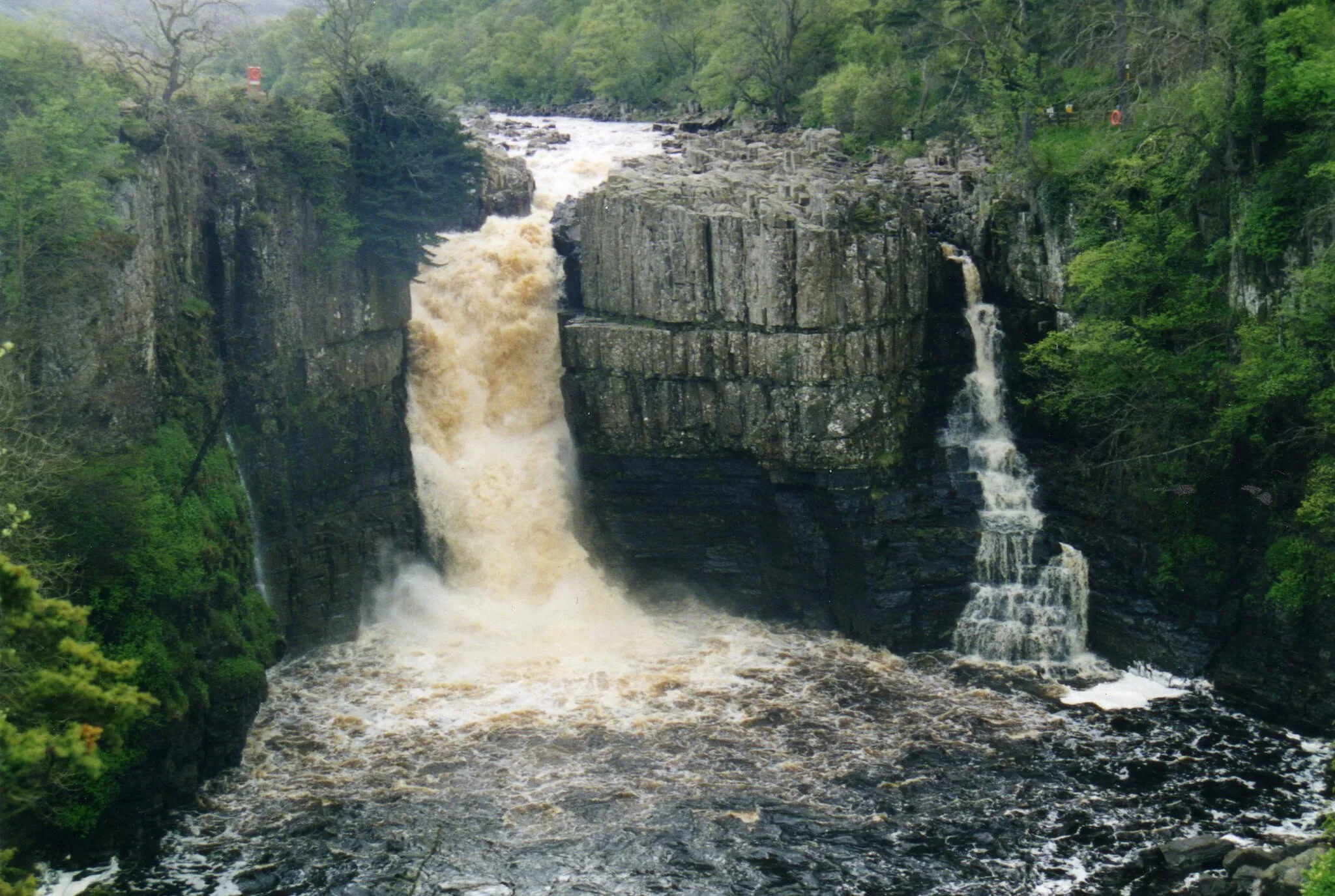 Photo showing: High Force from the Pennine Way