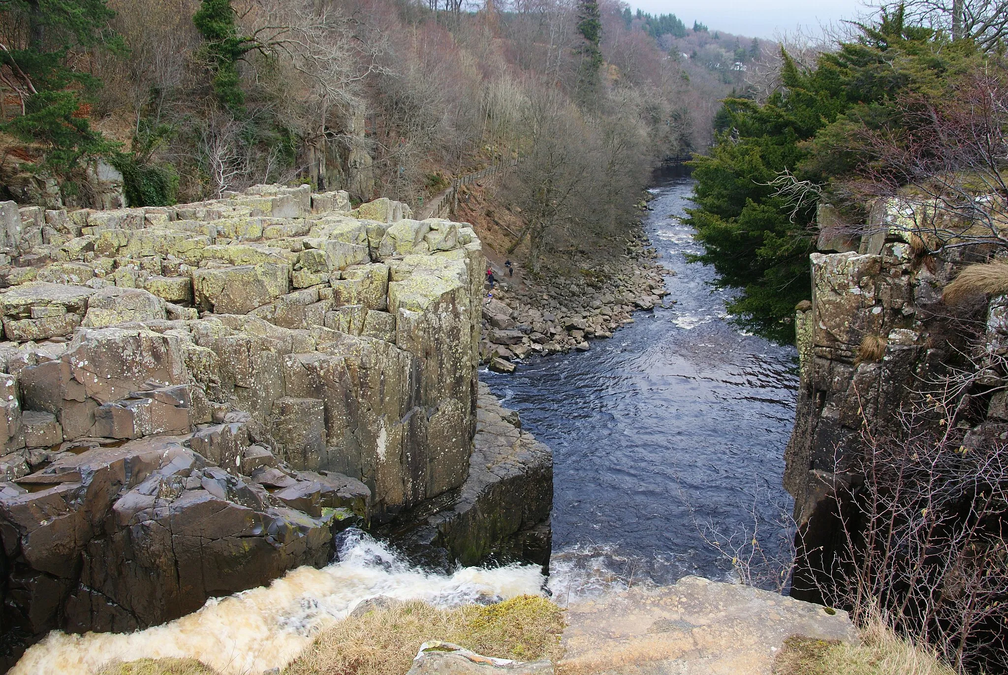 Photo showing: View from the top of High Force