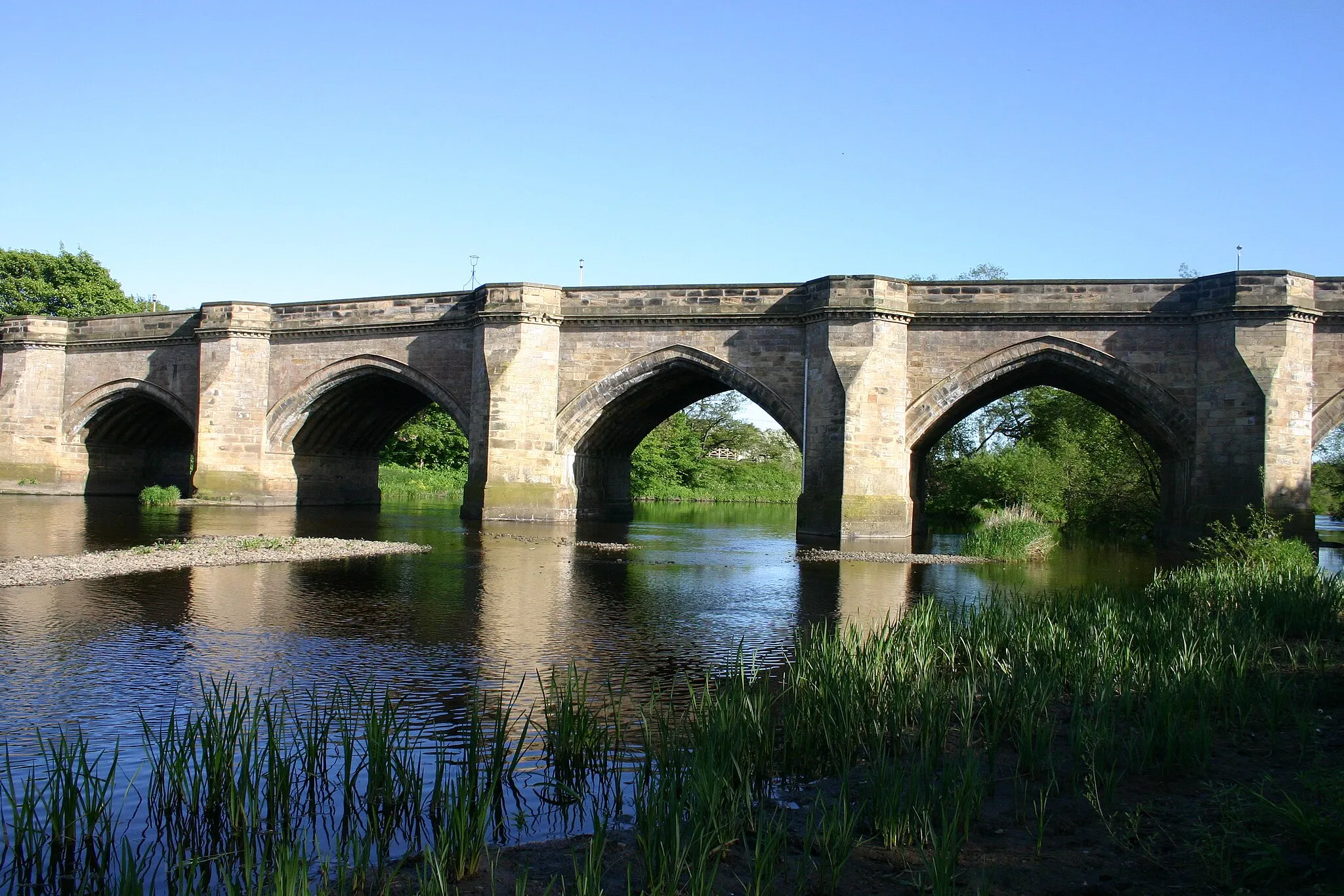 Photo showing: English stone built bridge 18th century