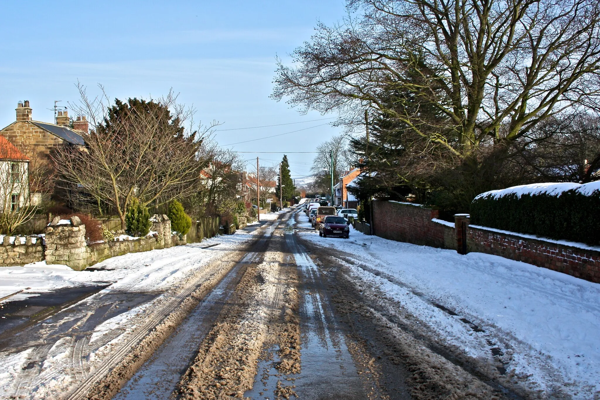 Photo showing: Melting Snow, East Harlsey