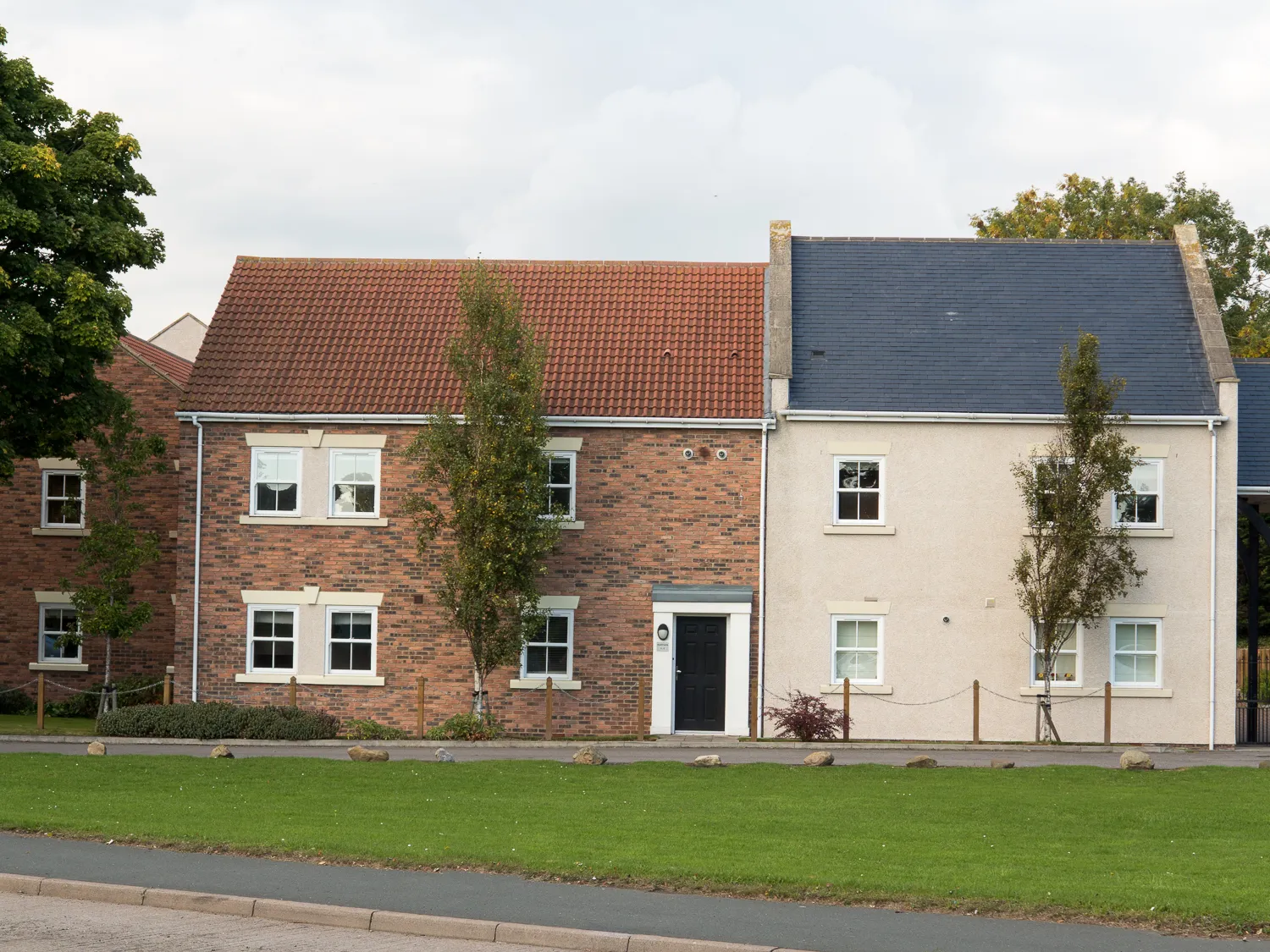 Photo showing: Houses in Great Burdon