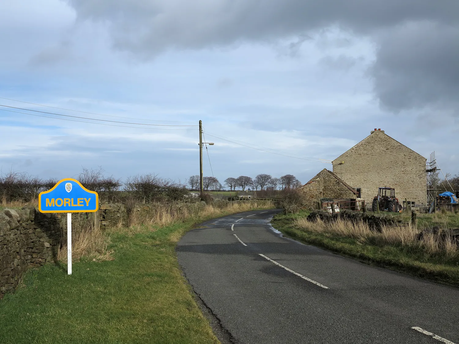 Photo showing: Minor road at Morley
