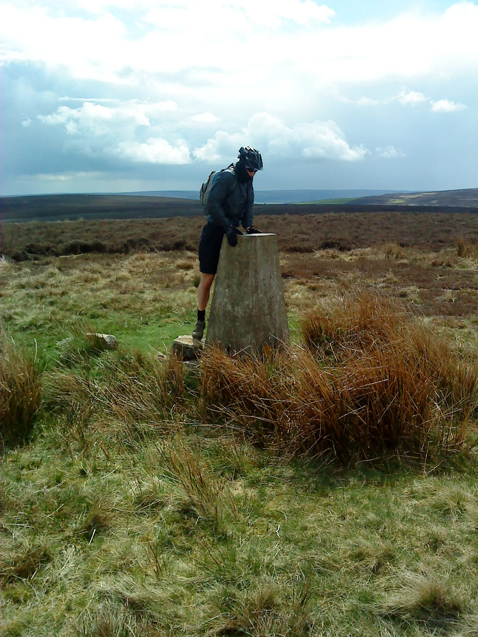 Photo showing: Climbing the Trig