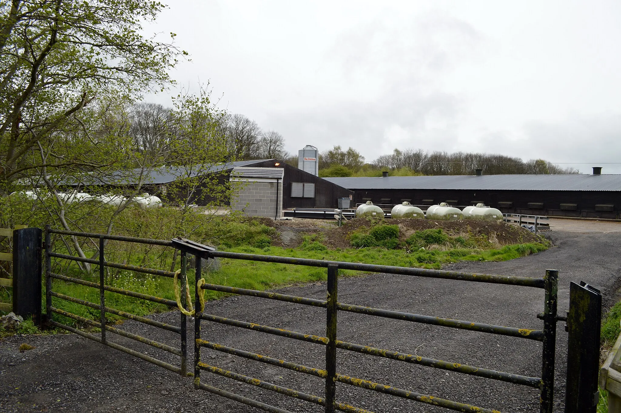 Photo showing: Agricultural Buildings near Forcett Park
