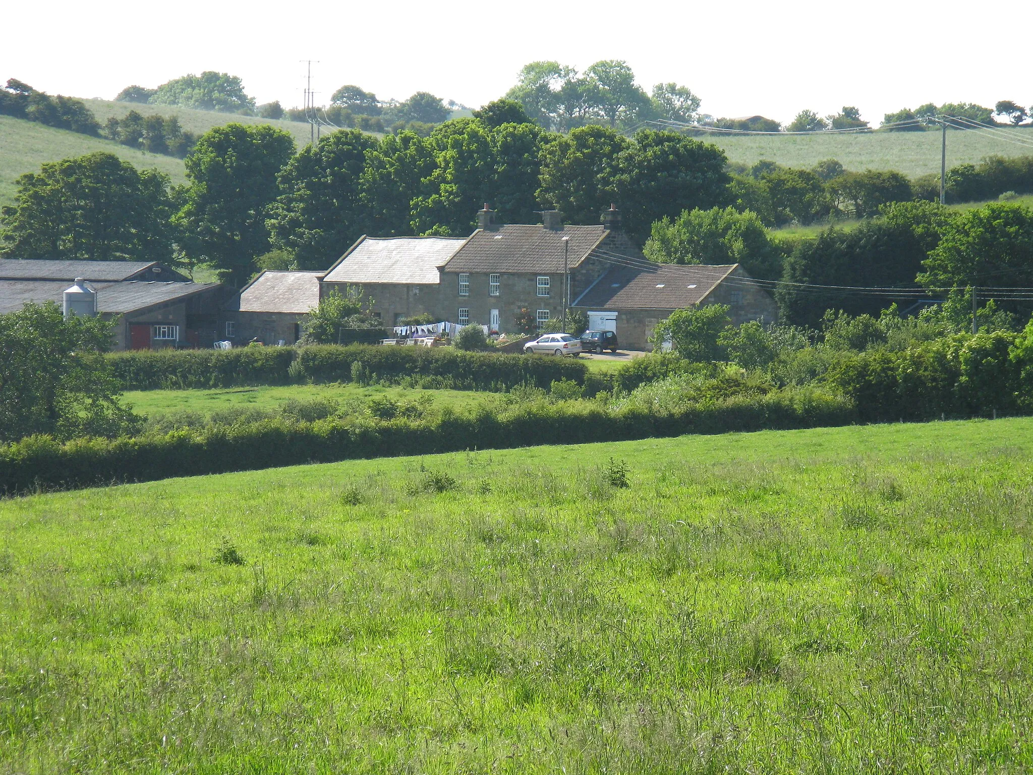 Photo showing: Bog house farm from footpath