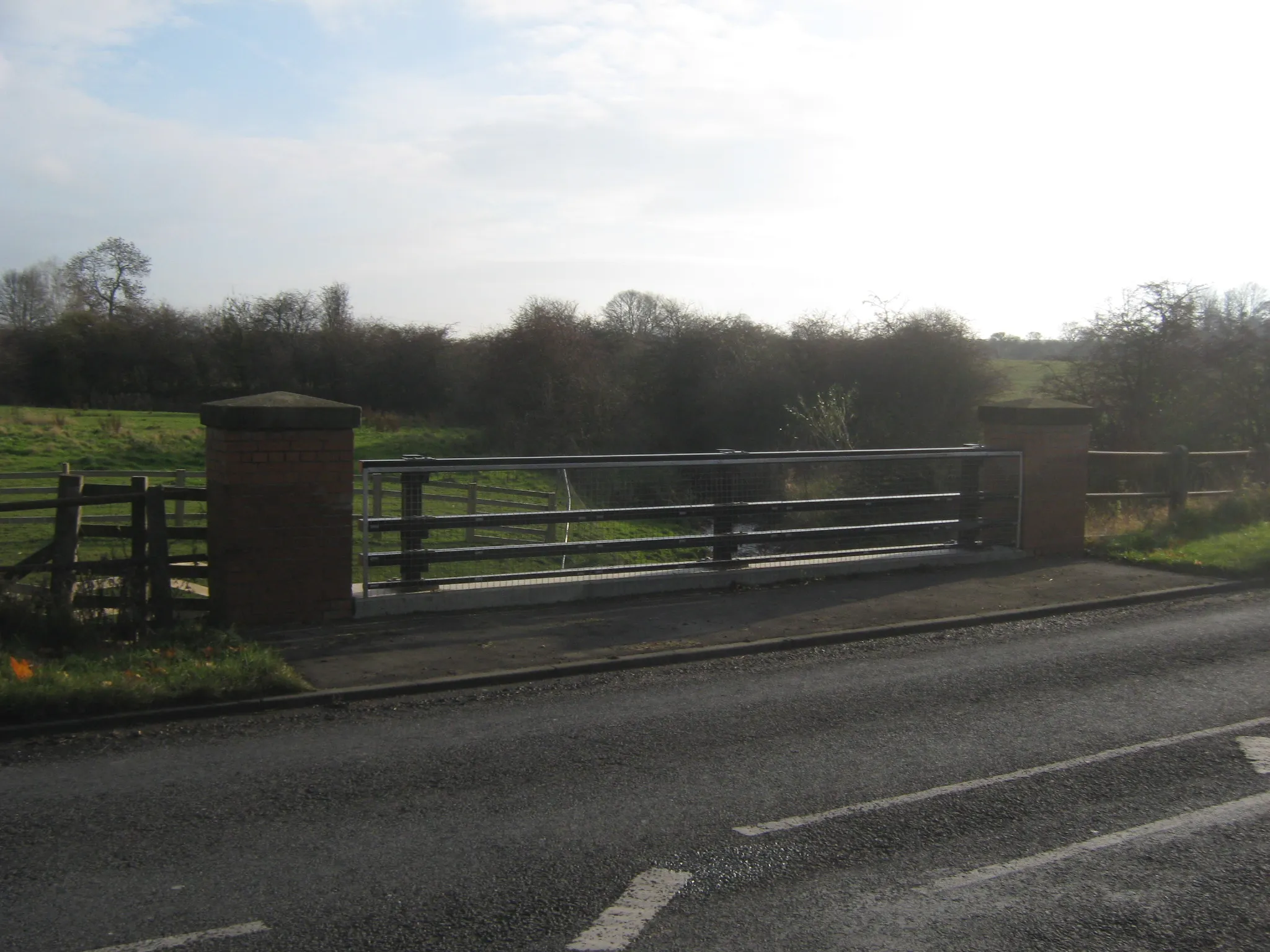 Photo showing: Eastern parapet of Fishburn Bridge County Durham