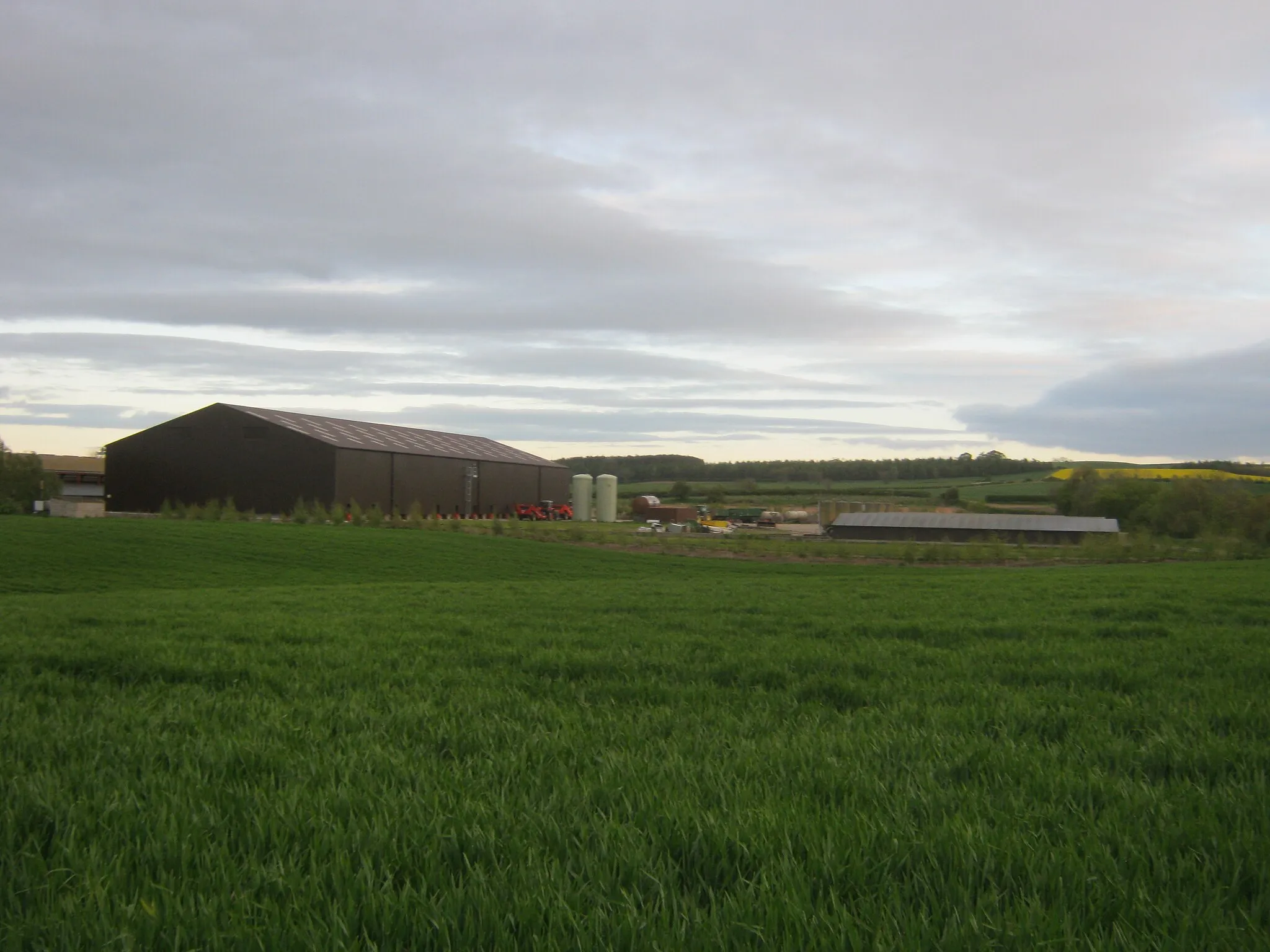 Photo showing: Farm buildings at Park House near Stanwick-St-John