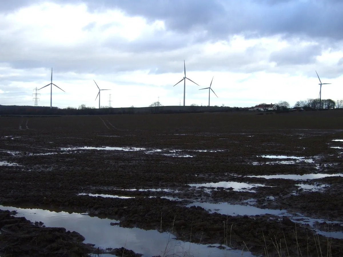 Photo showing: Farmland, Middleton Lodge