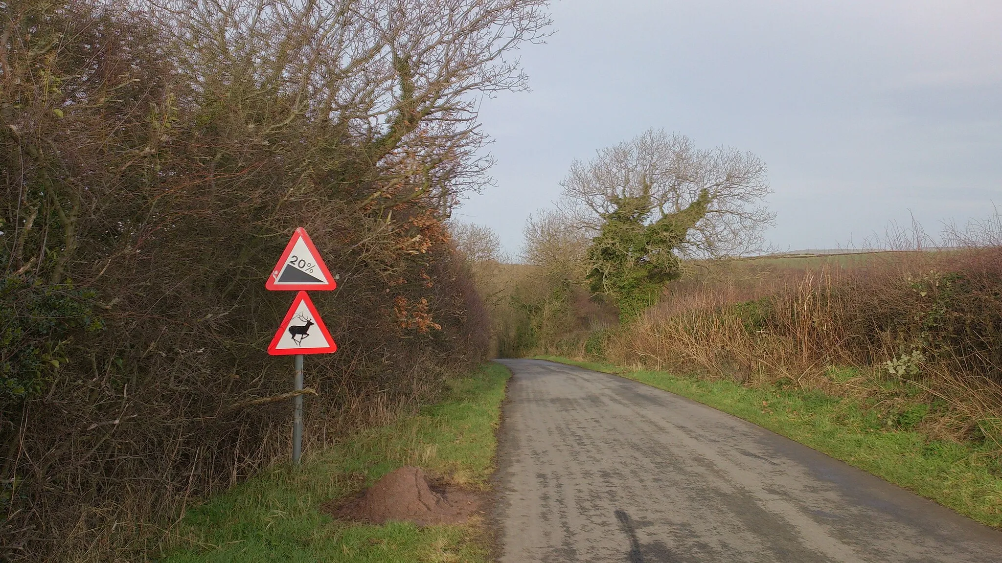 Photo showing: Warning Signs on Long Lane