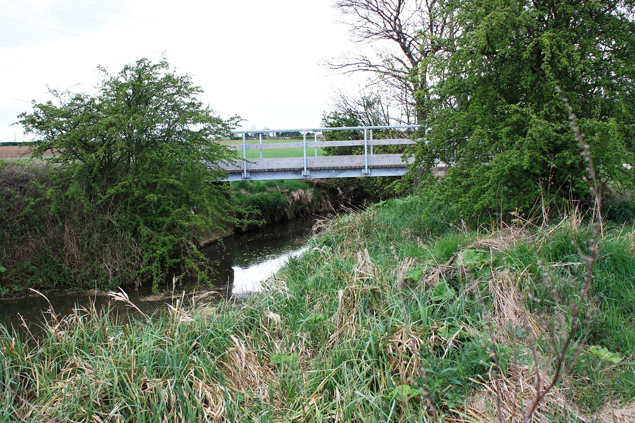 Photo showing: Bridge over Claxton Beck