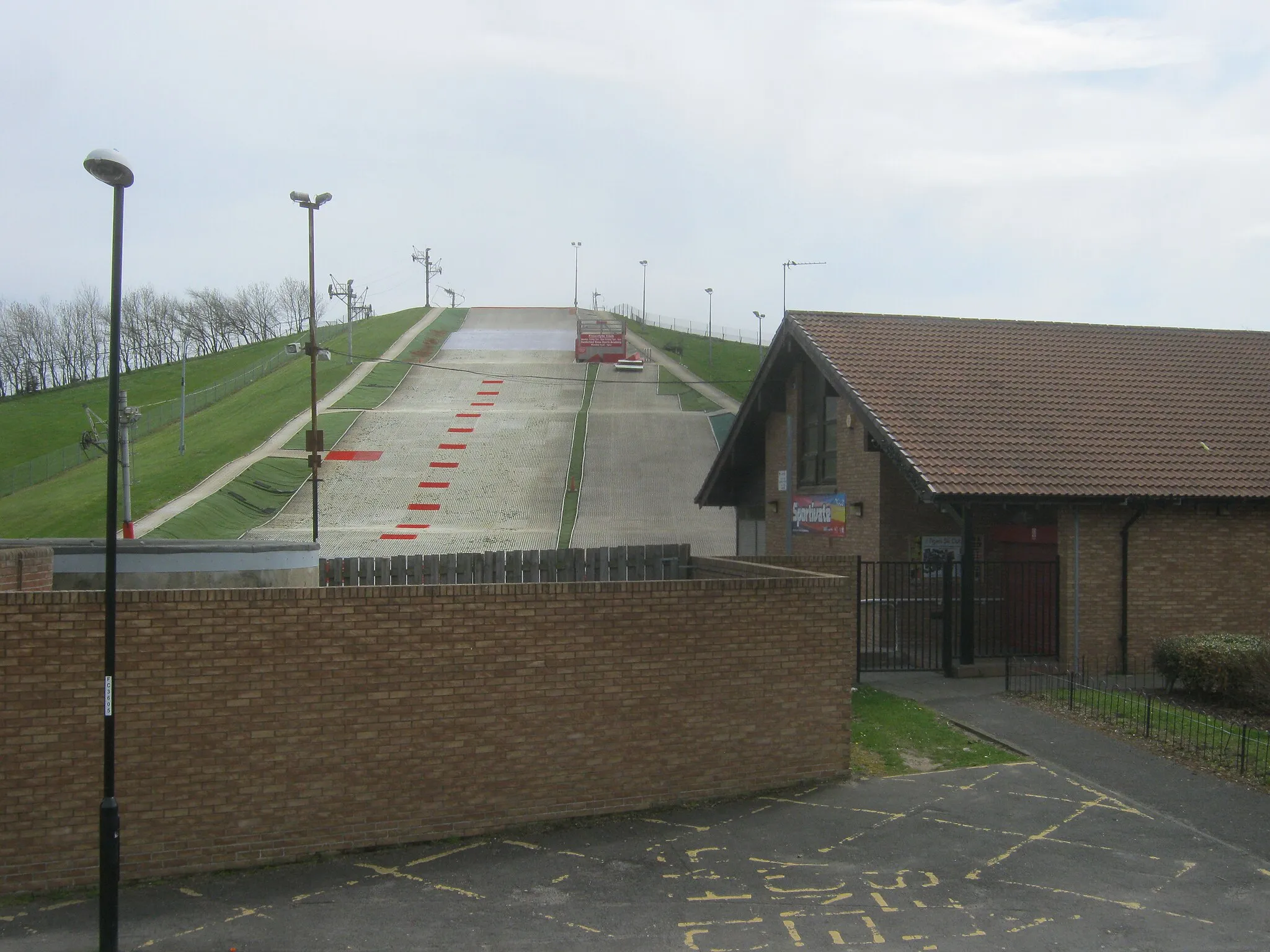 Photo showing: Dry ski slopes at Silksworth Sports Complex
