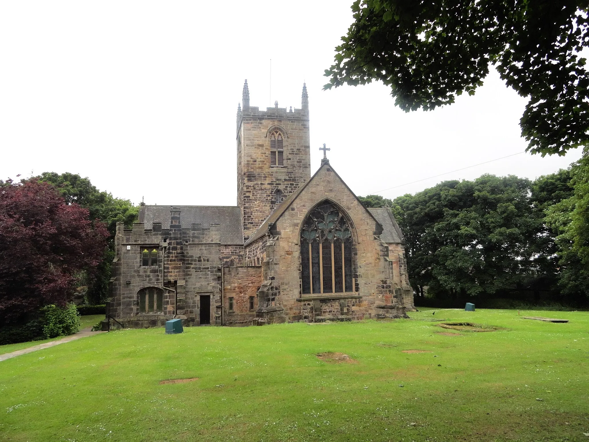 Photo showing: St Michael and All Angels church at Houghton -Le-Spring