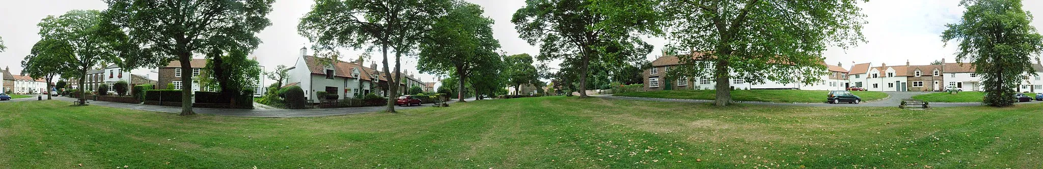 Photo showing: Panorama of Egglescliffe Village