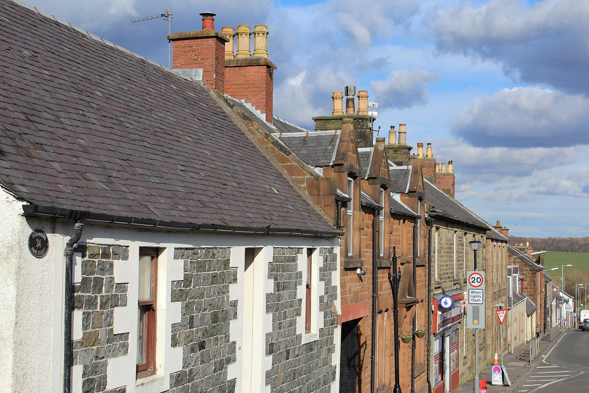 Photo showing: Main Street, Ochiltree