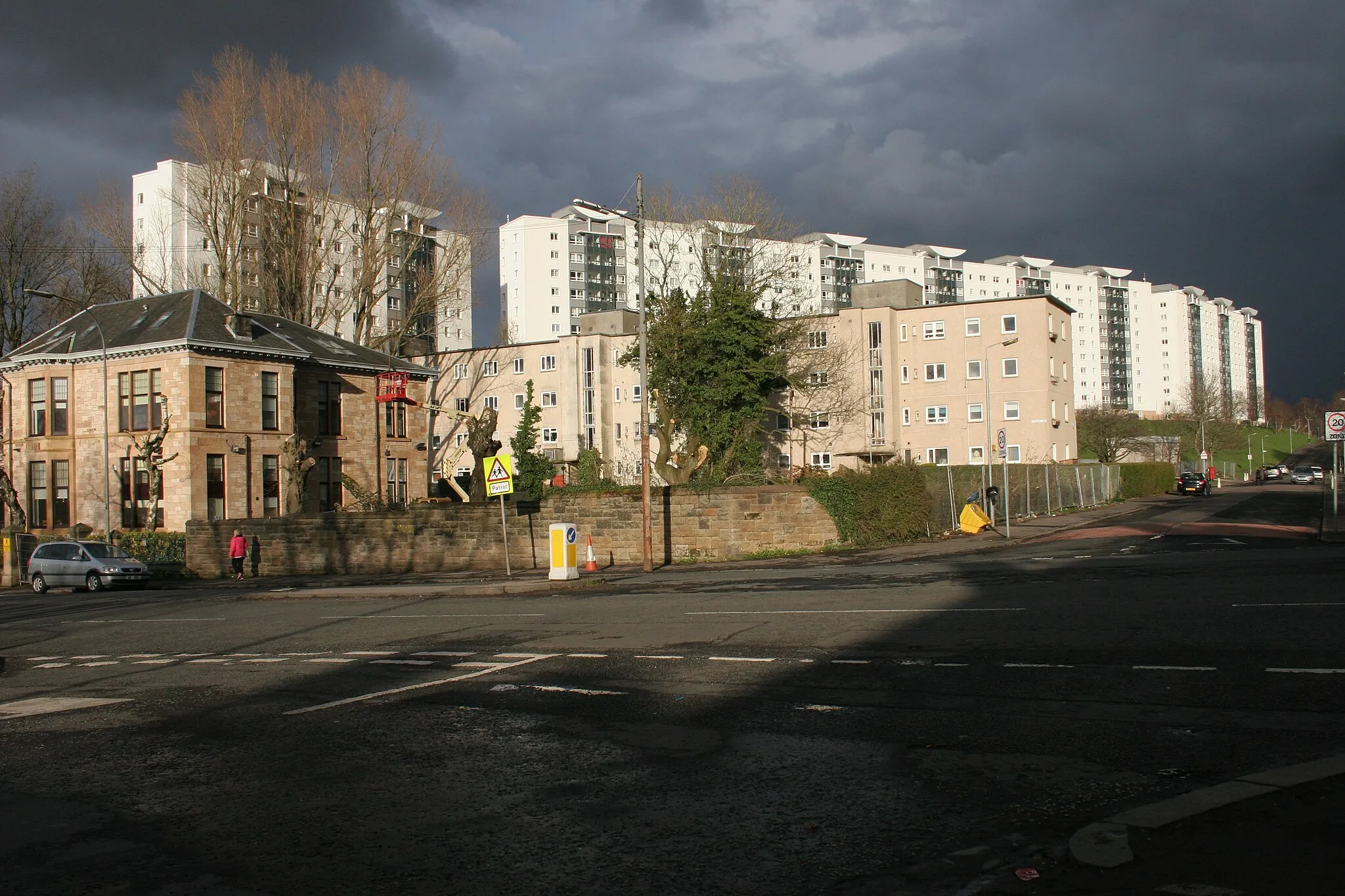 Photo showing: Clearing the view