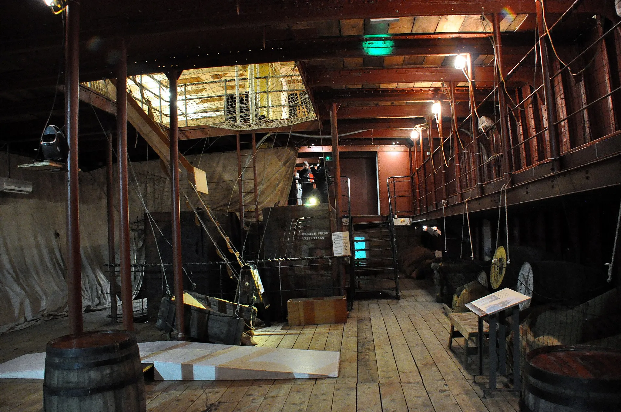 Photo showing: Interior. The Tall Ship Glenlee beside the Riverside Museum, Glasgow, Scotland