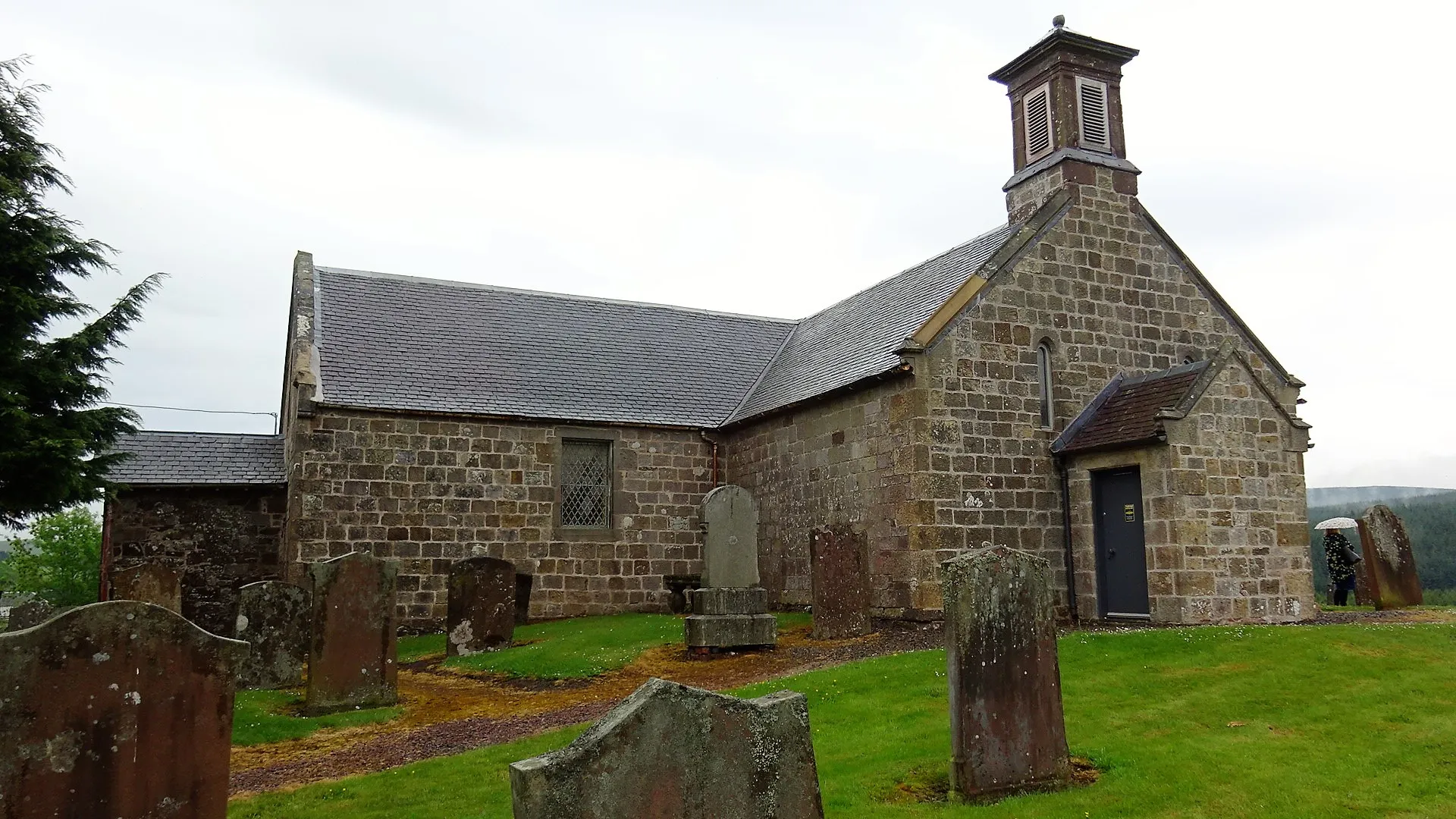 Photo showing: Crawfordjohn heritage venture museum, South Lanarkshire. View from the west.