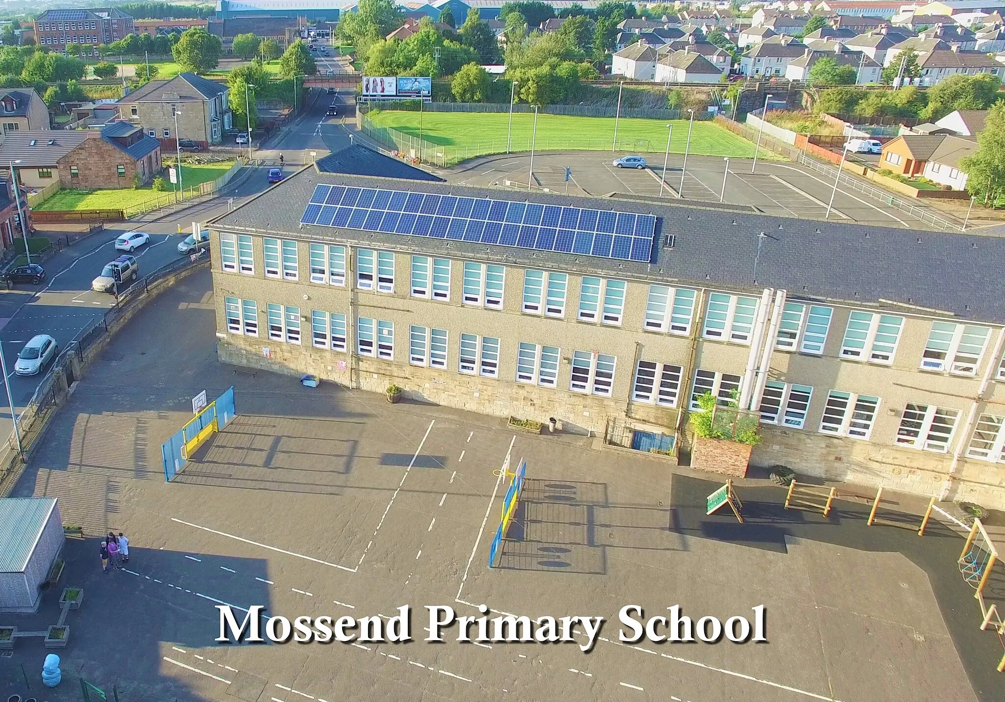 Photo showing: Mossend Primary School
