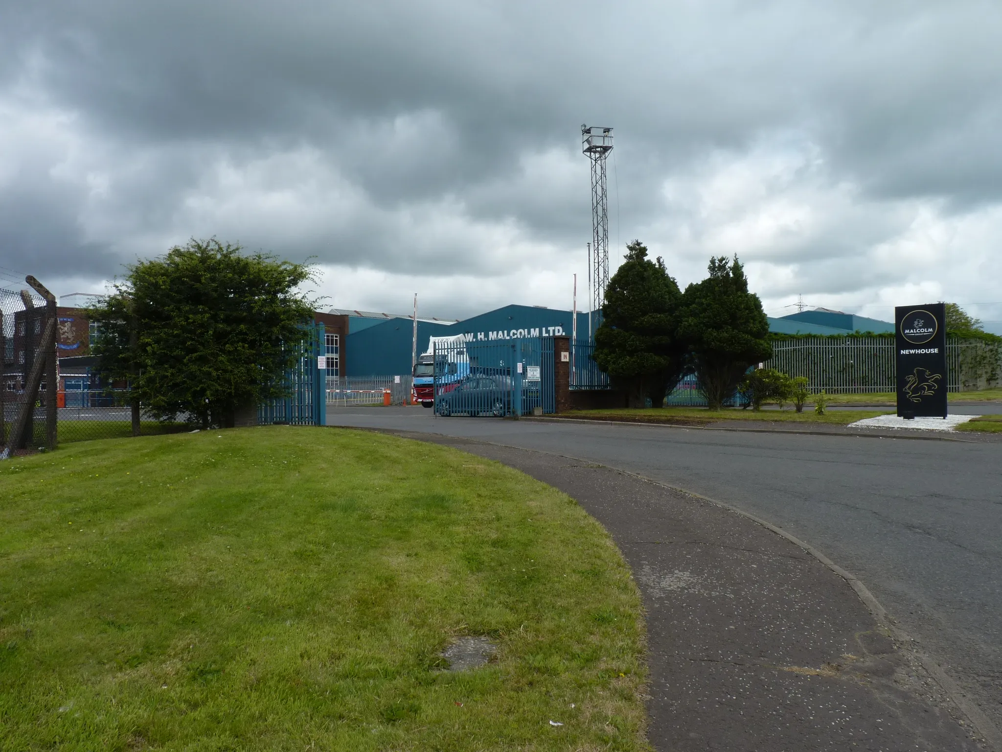 Photo showing: Logistics warehouse