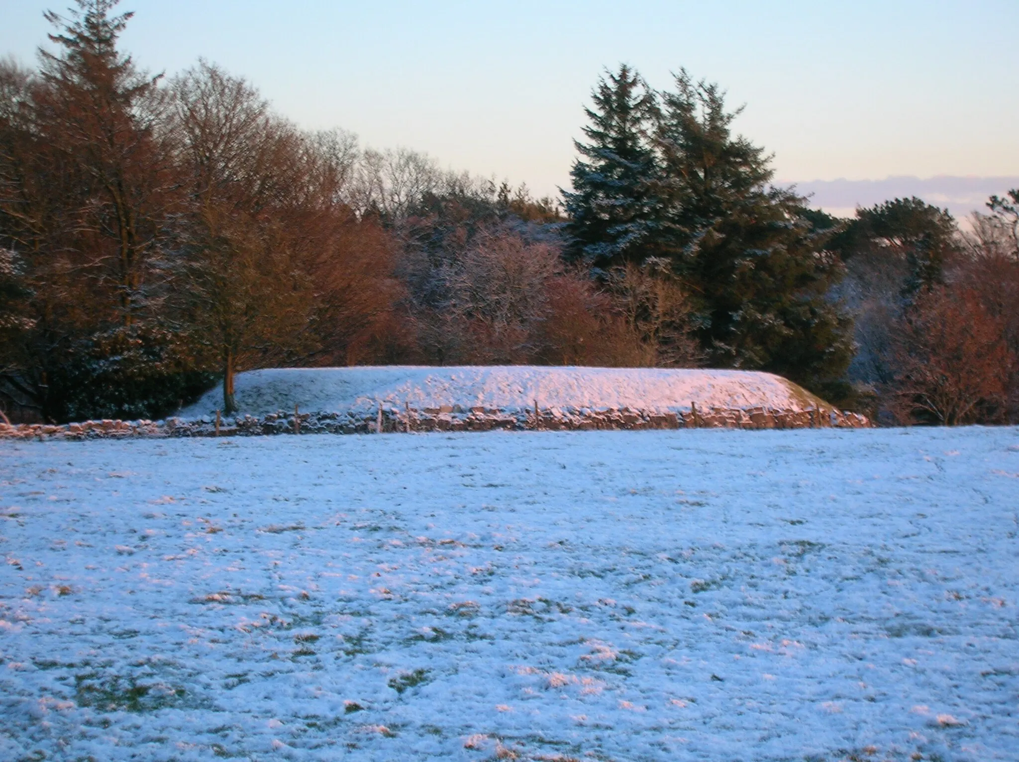 Photo showing: The Chapel Hill at Chapeltoun from the road to Chapeltoun Mains. North Ayrshire, Scotland.