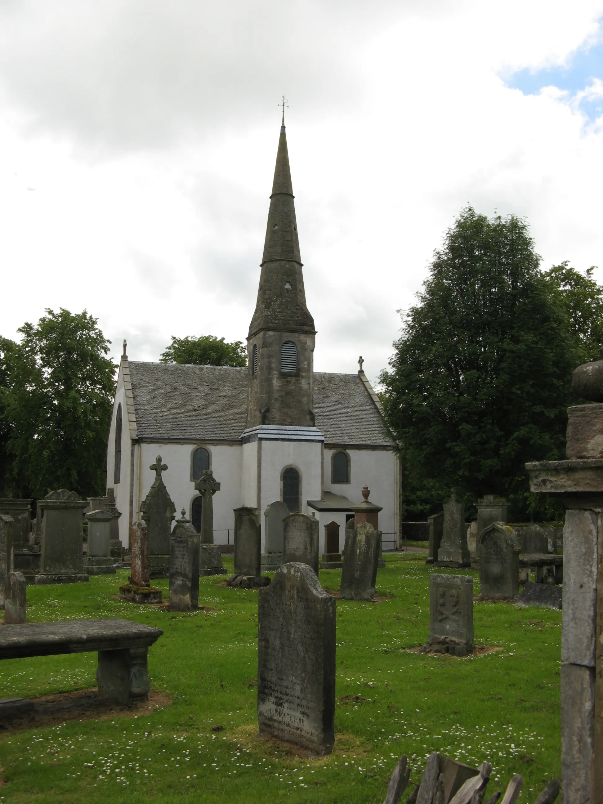 Photo showing: Parish Church in West Linton, Scottish Borders