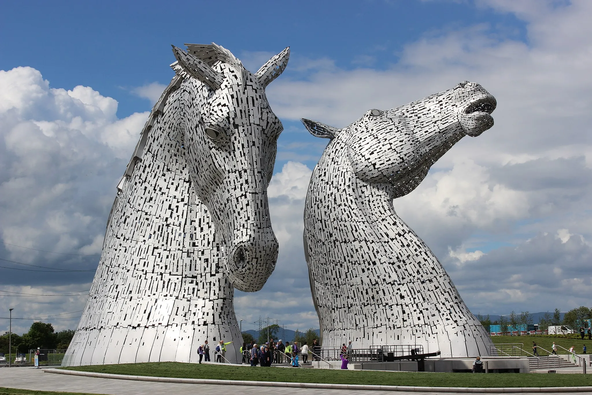 Photo showing: The Kelpies at The Helix, Falkirk.