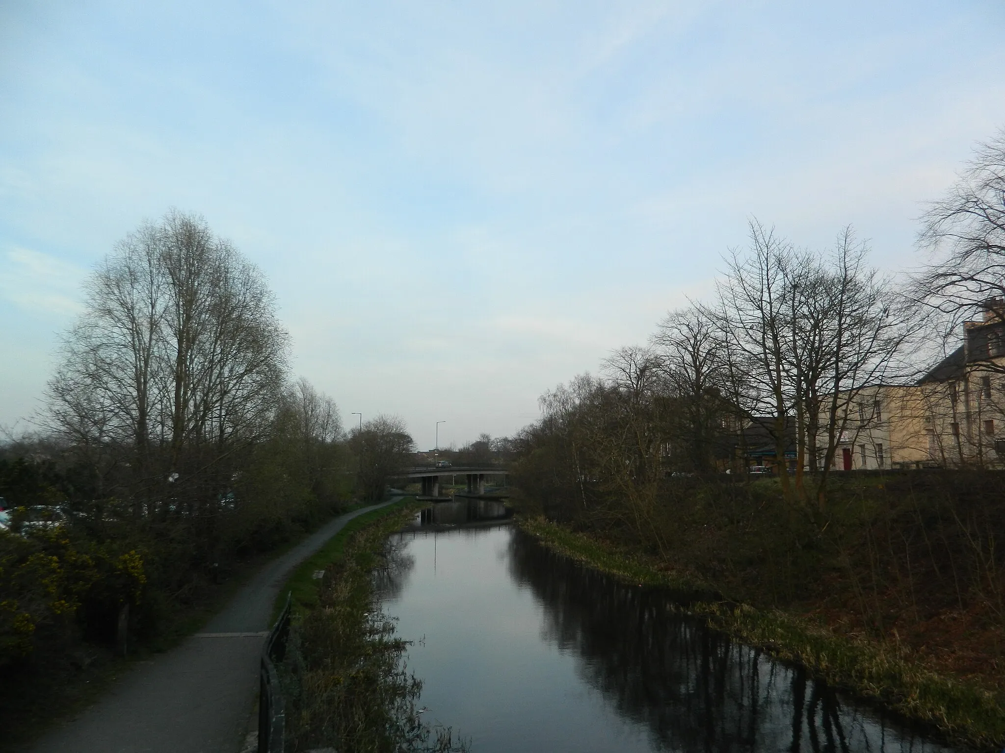 Photo showing: The Forth & Clyde Canal, Kirkintilloch