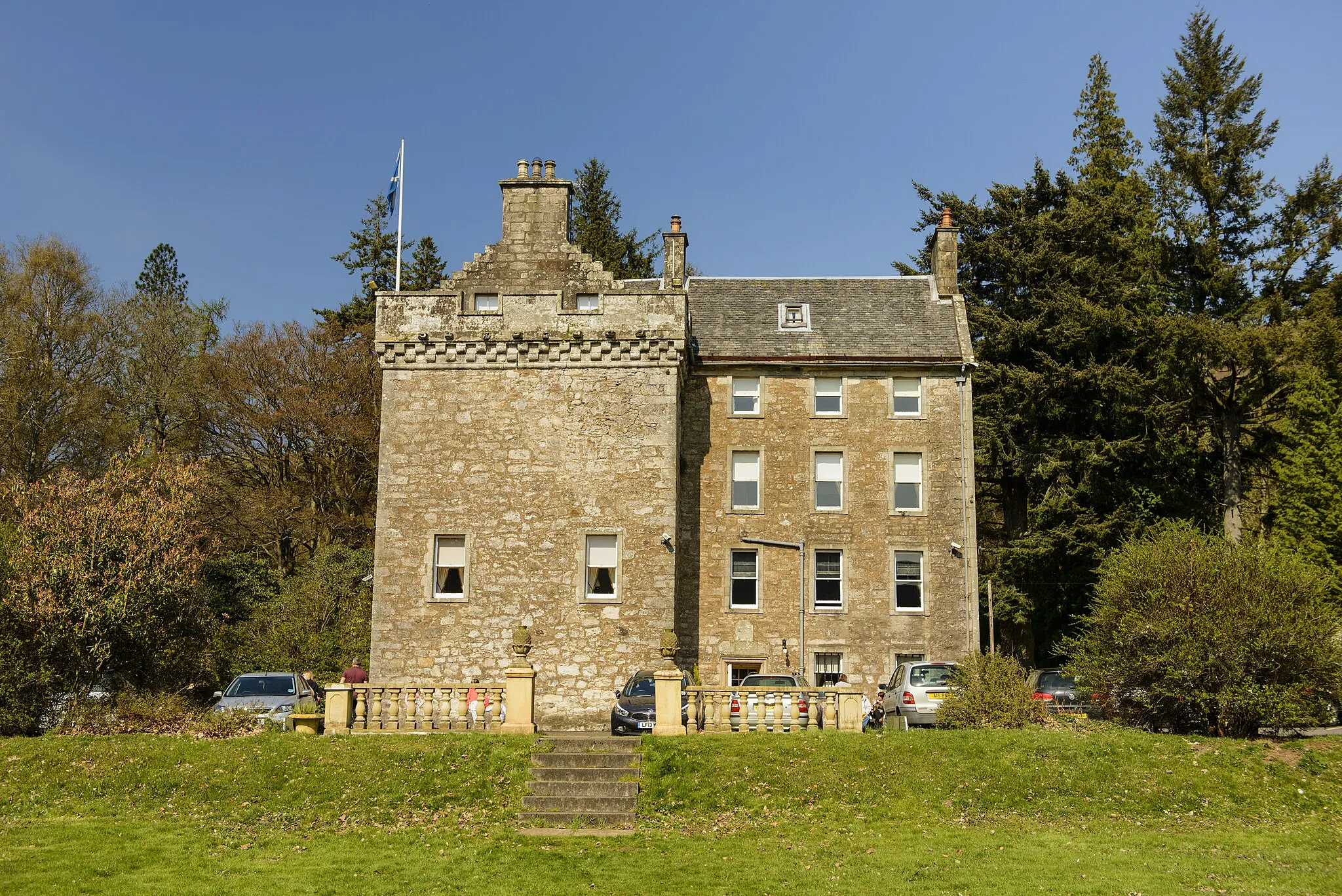 Photo showing: en.wikipedia.org/wiki/Culcreuch_Castle