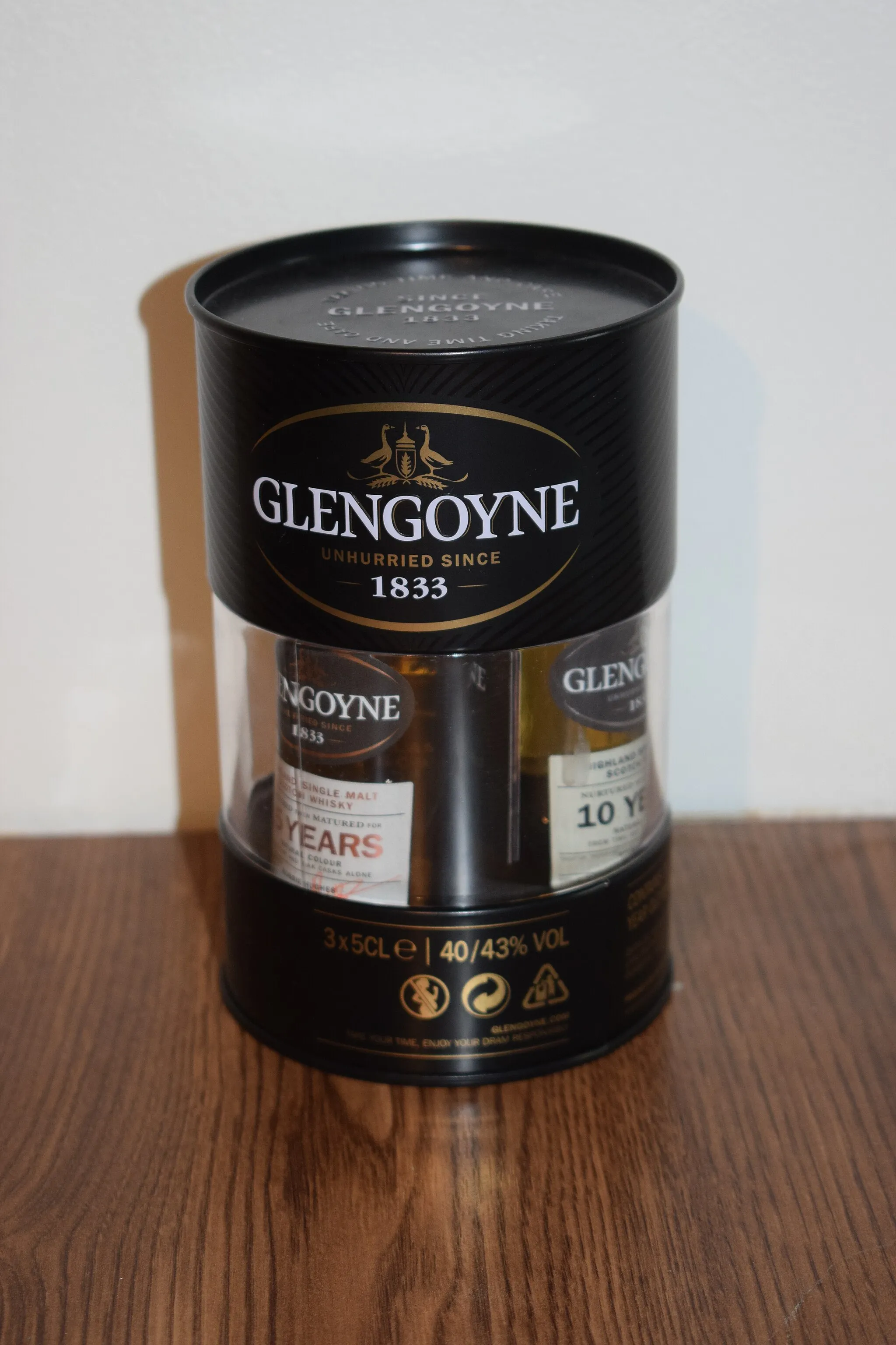 Photo showing: Glengoyne 3x5cl