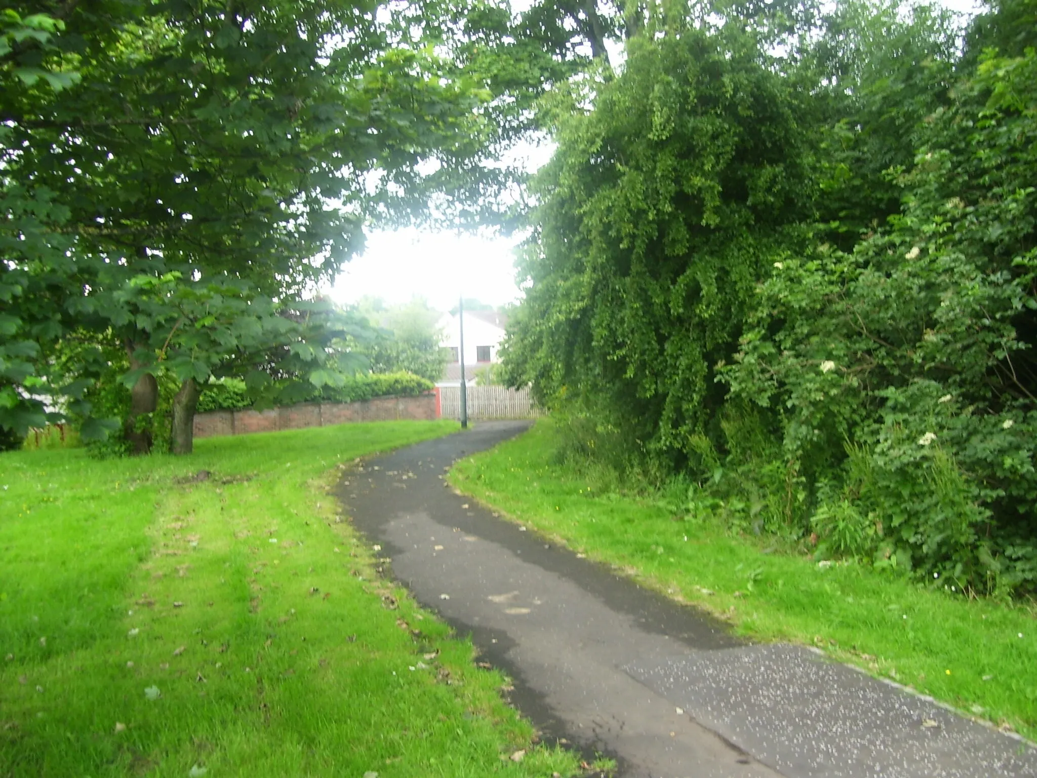 Photo showing: Pathway towards housing