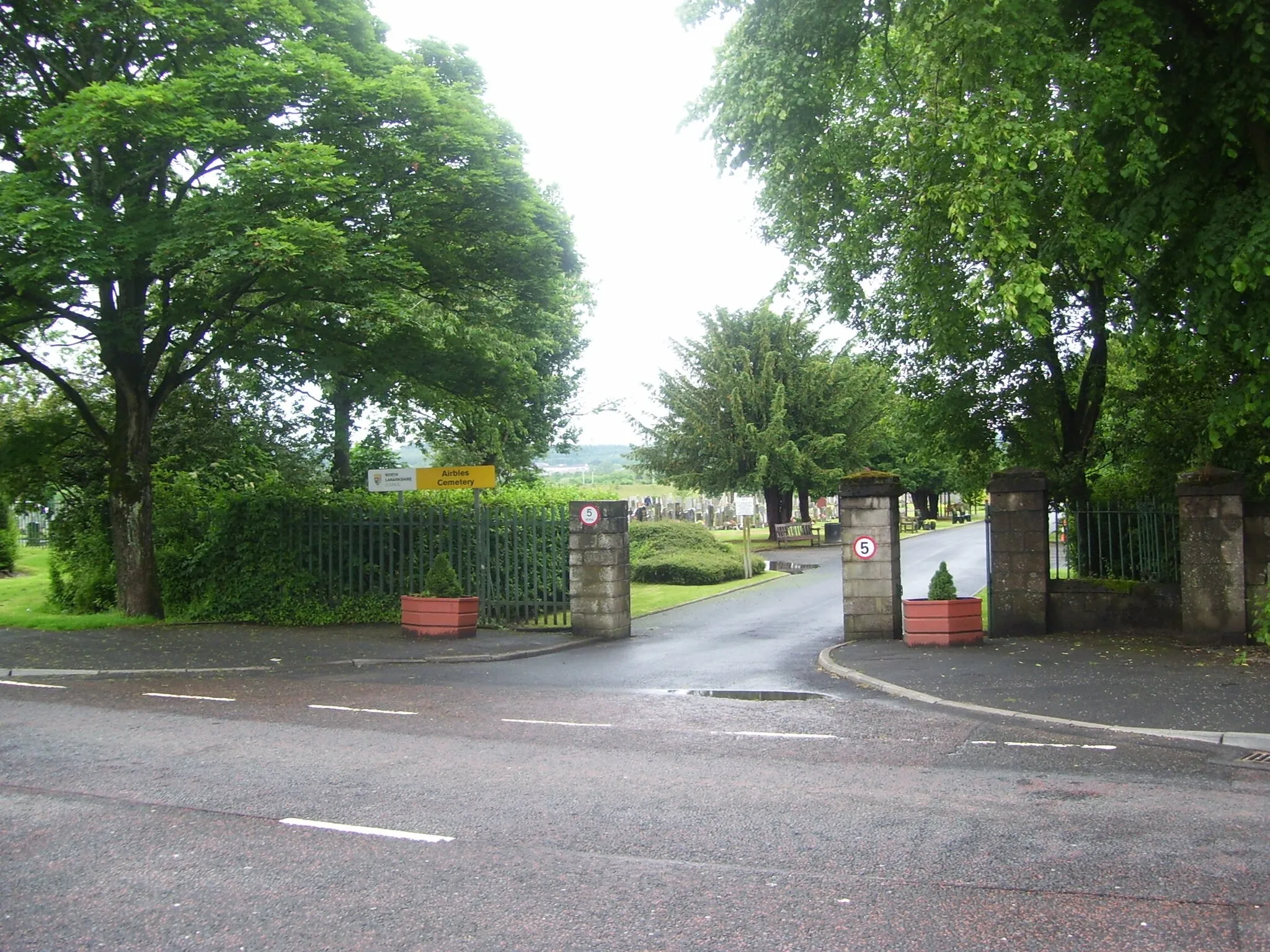 Photo showing: Cemetery Entrance