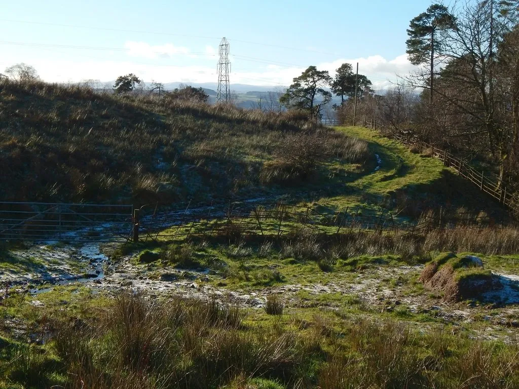 Photo showing: Access track for Garshake Reservoir